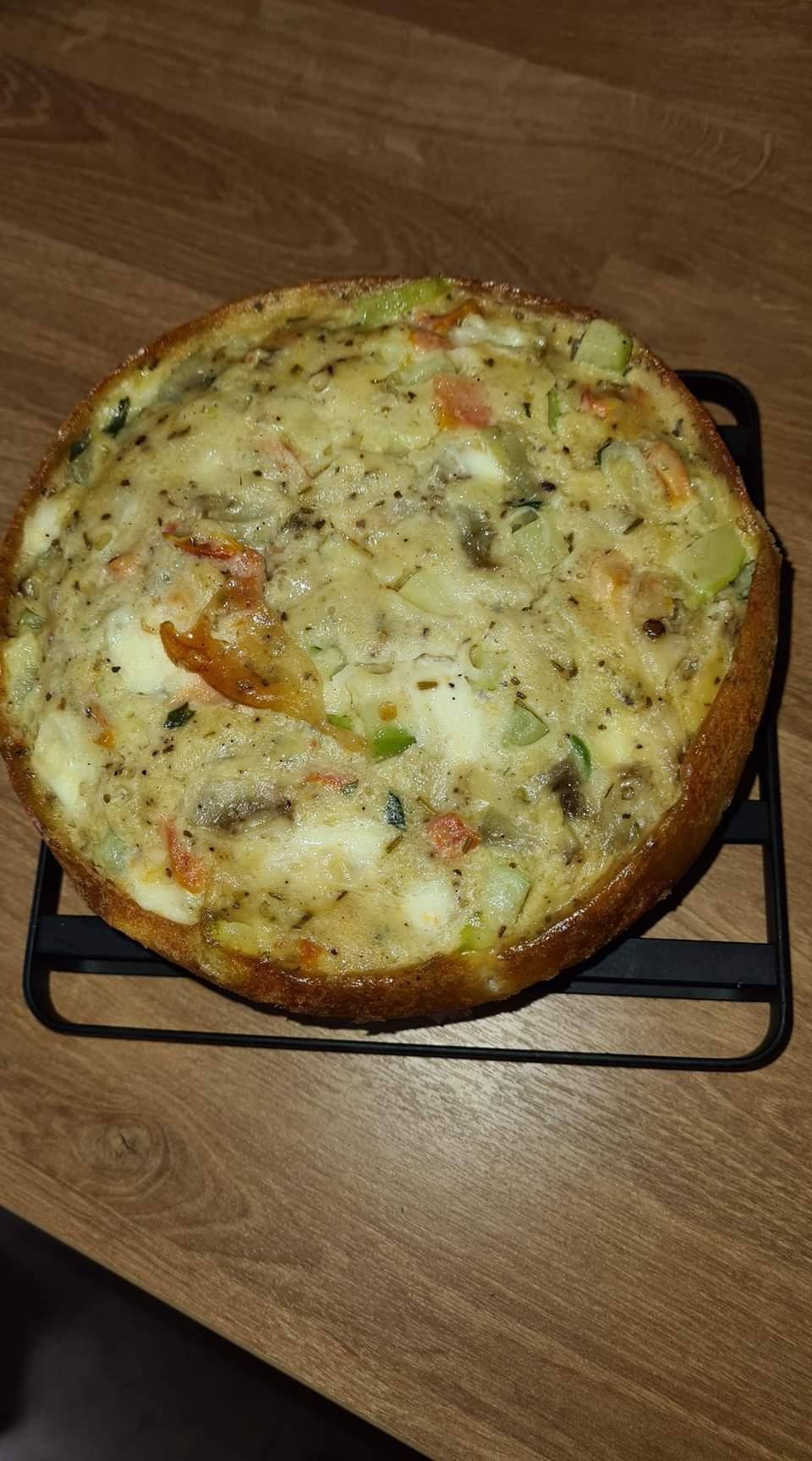 Cake aux légumes du sud et mozzarella - Recette Cookeo | Moulinex
