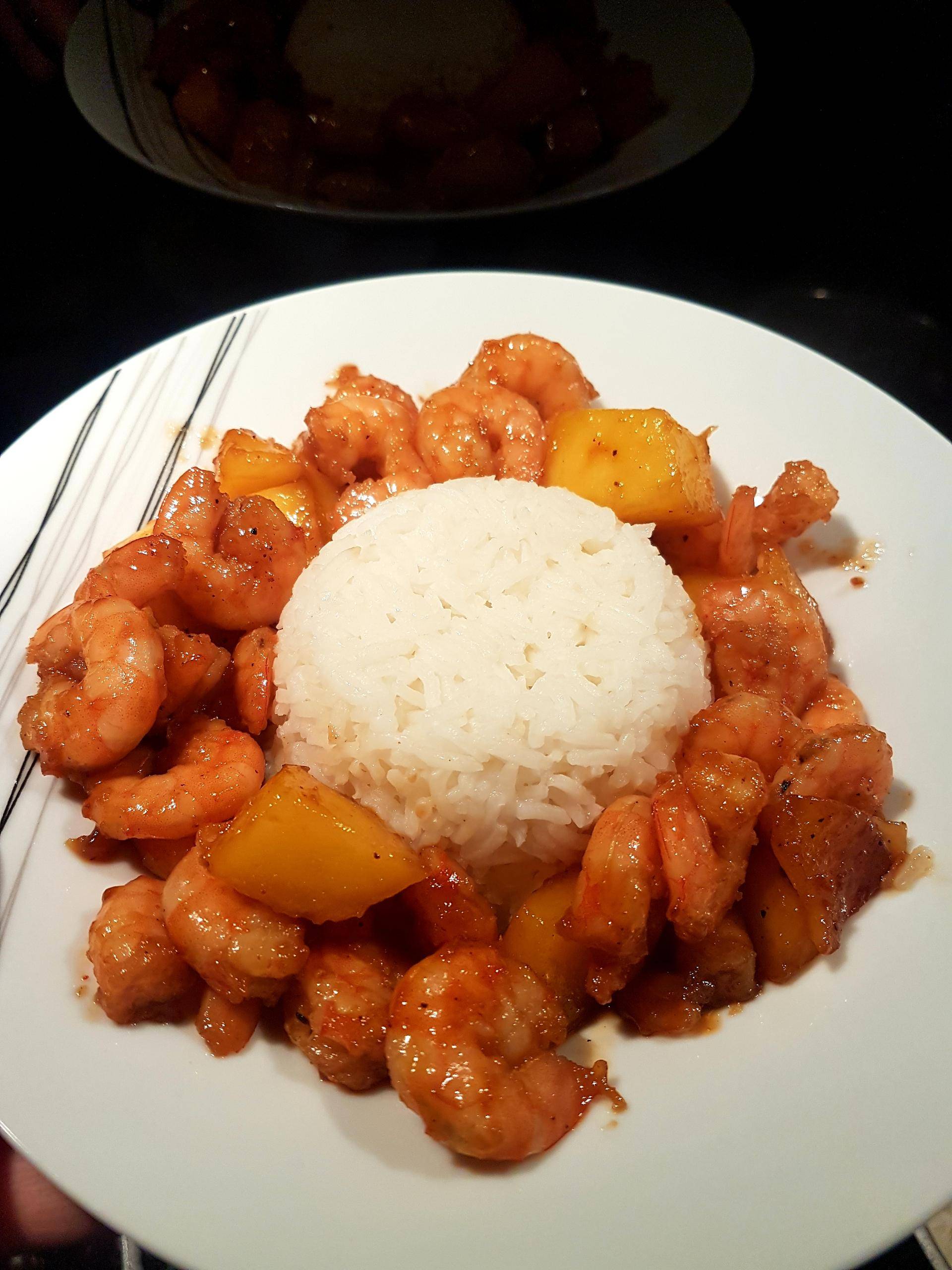 Crevettes sautées mangue-soja - Recette Cookeo | Moulinex