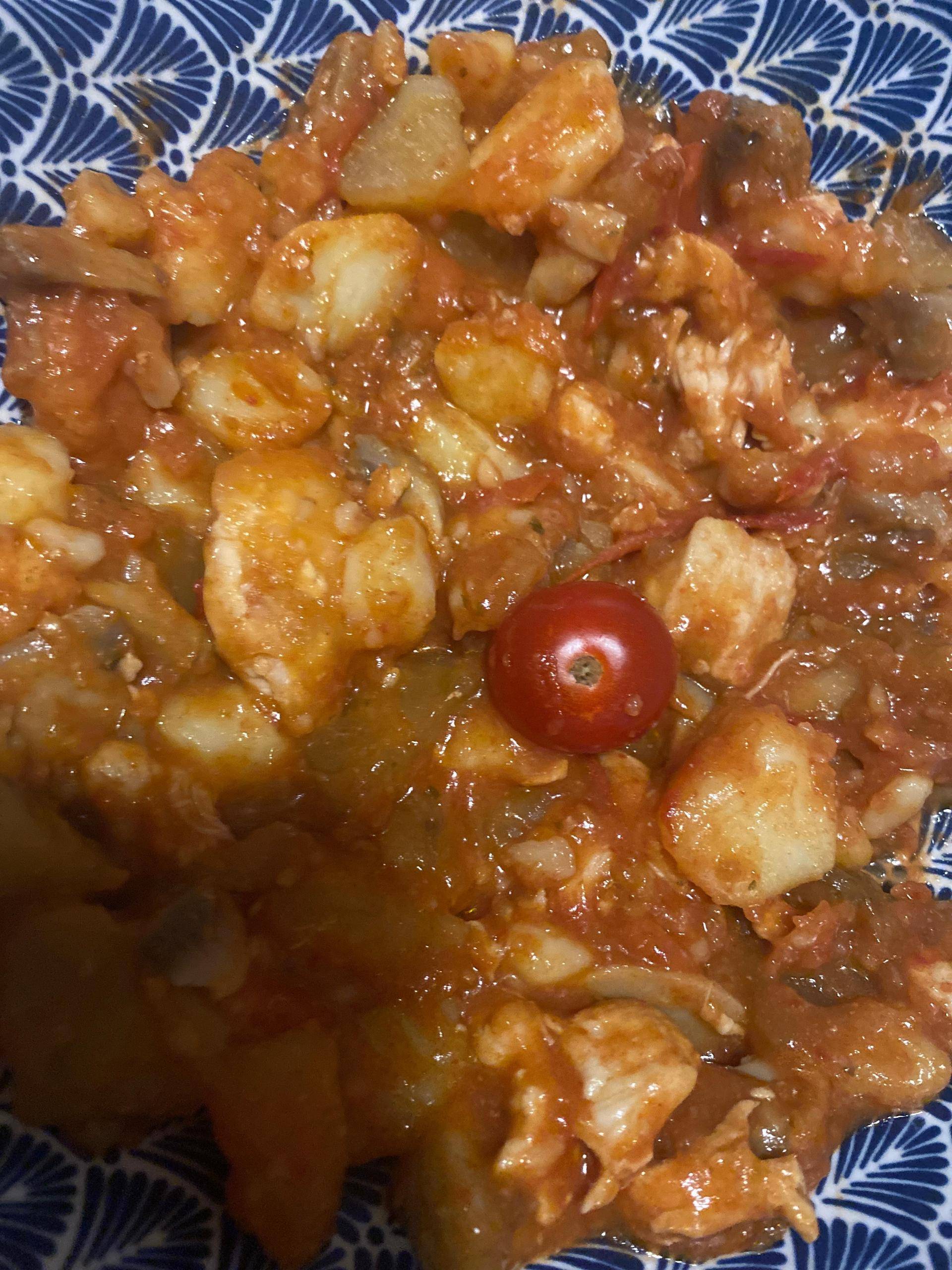 Pomme de terre poulet à la tomate - Recette Cookeo | Moulinex