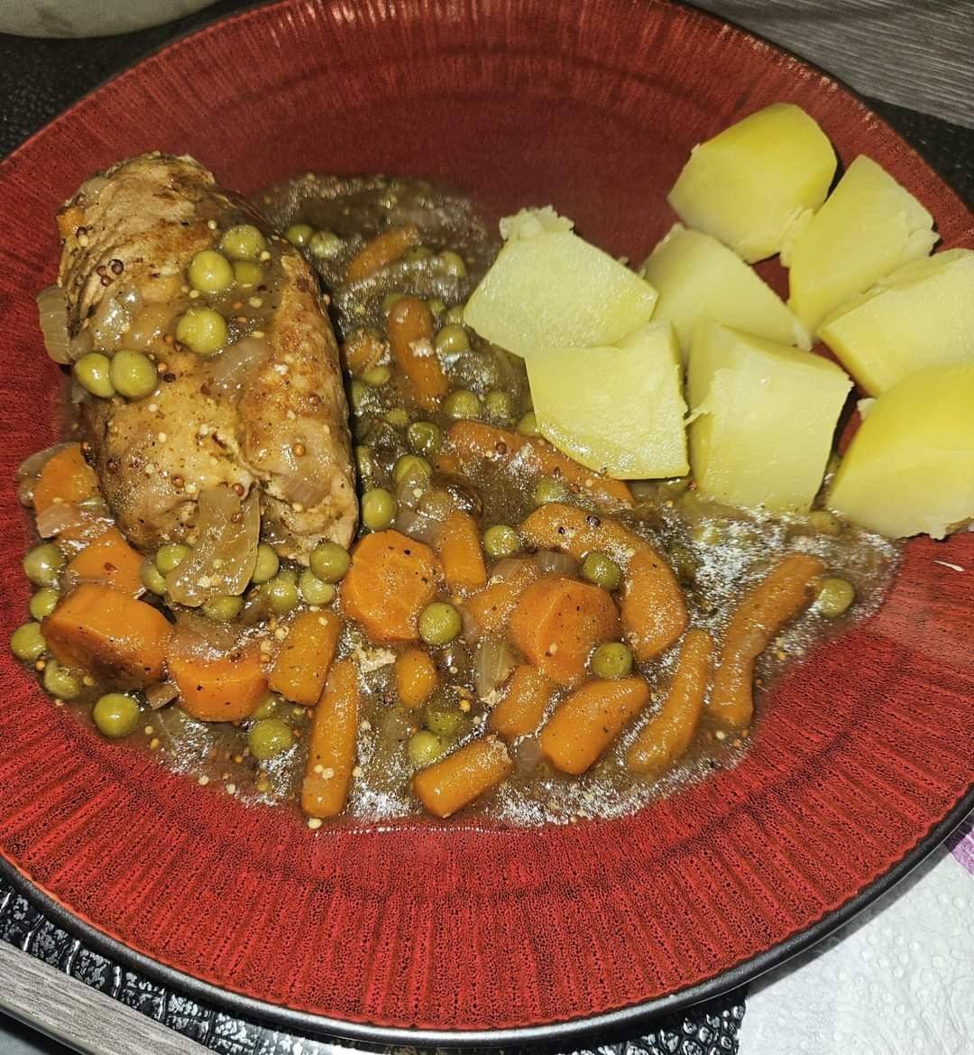 Paupiettes sauce à la bière brune et ses petits légumes - Recette Cookeo V3 | Moulinex