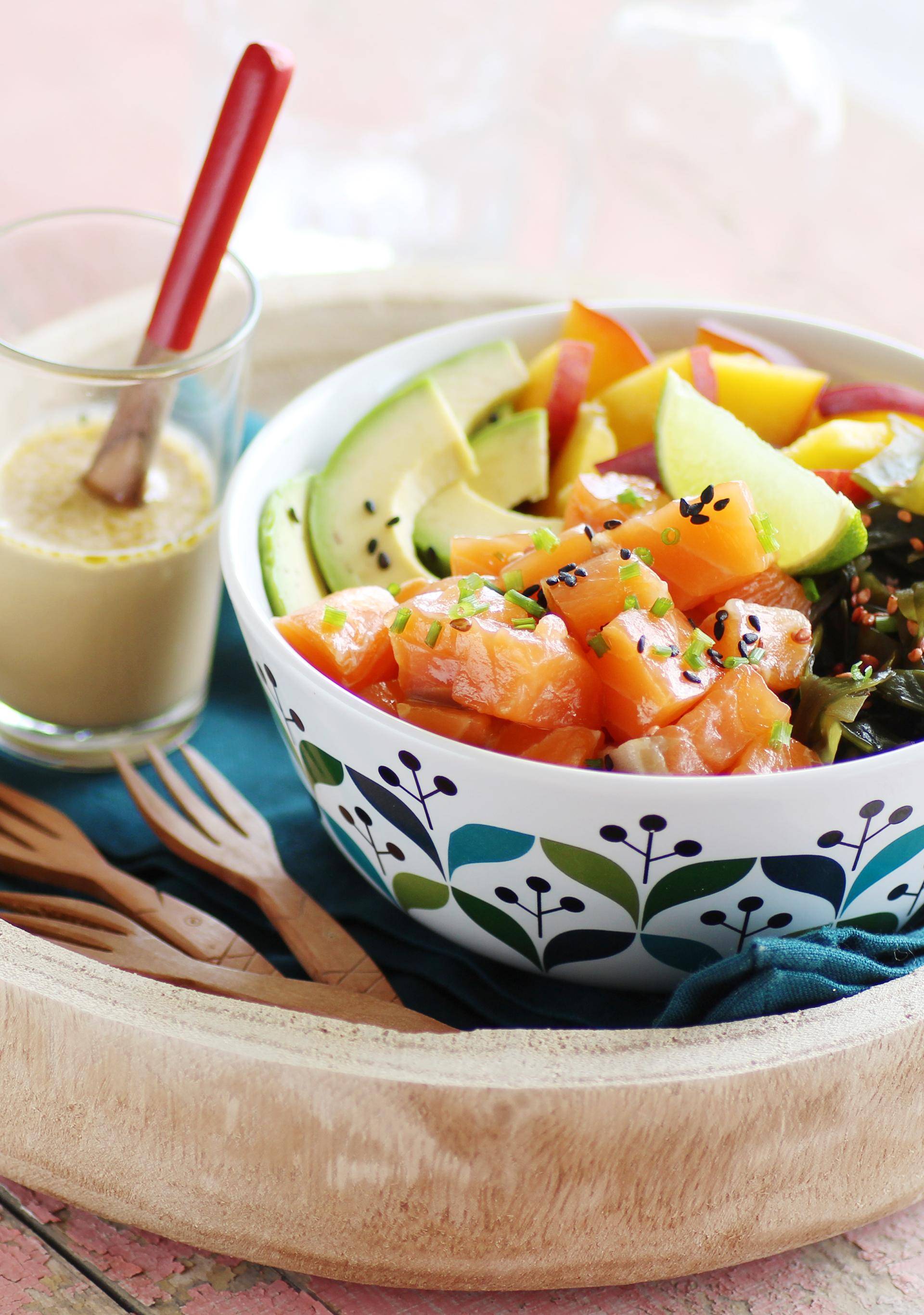 Poke bowl au saumon - Recette Companion Connect | Moulinex