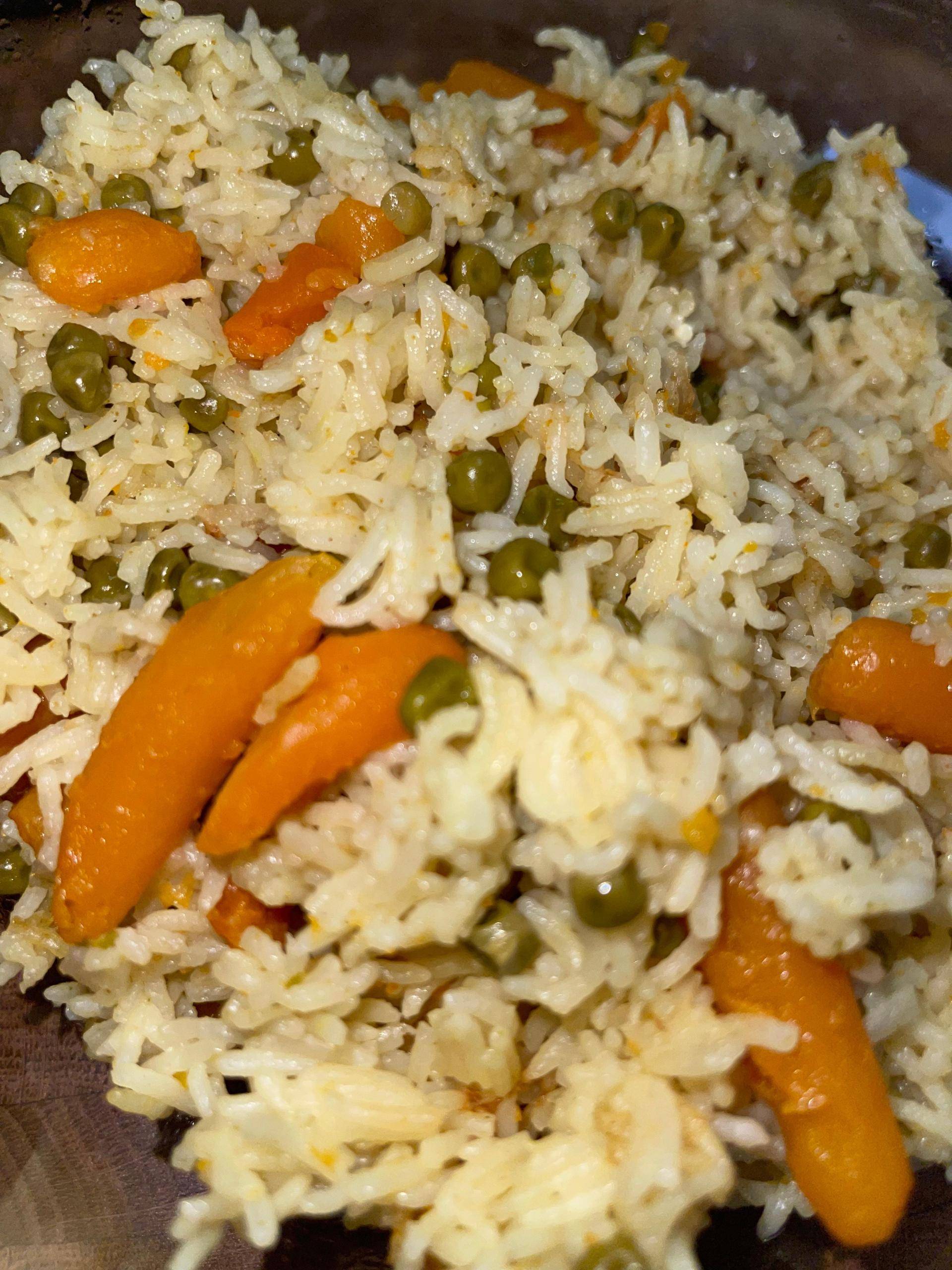 Riz petit pois carotte - Recette Cookeo | Moulinex