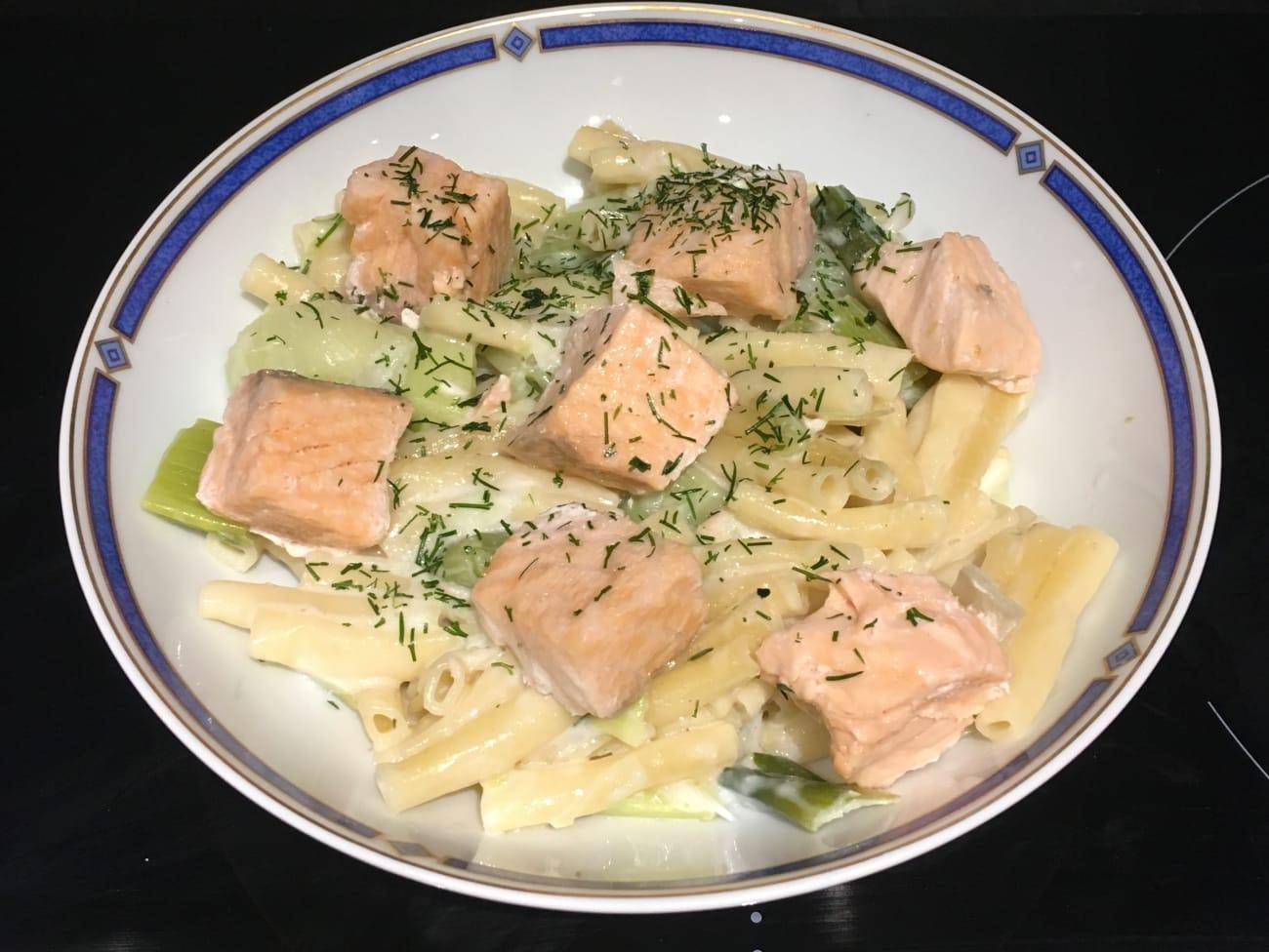 One pot pasta saumon poireaux - Recette Cookeo V3 | Moulinex