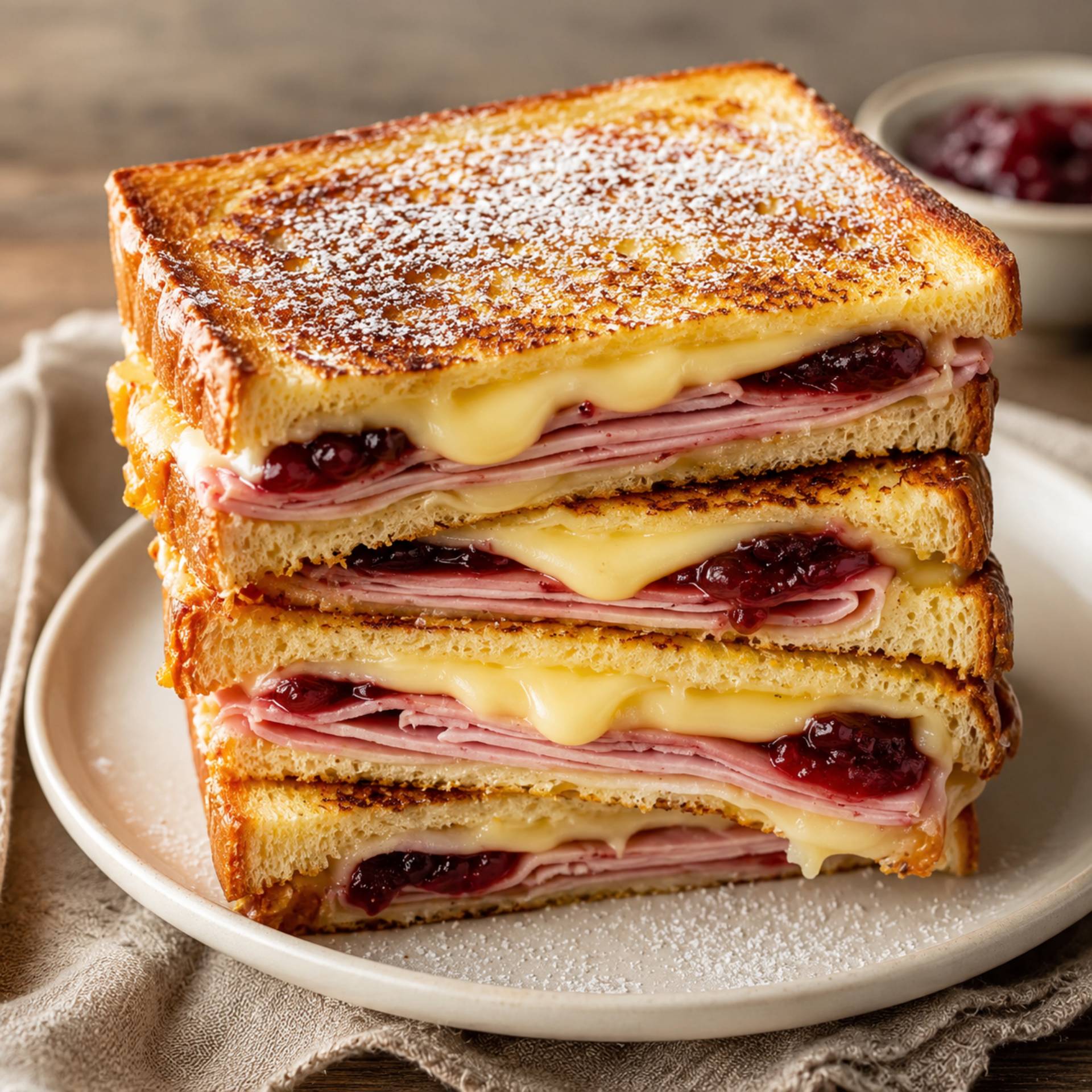 Sandwich Monte Cristo - Recette Crisp&Go 3P | Moulinex