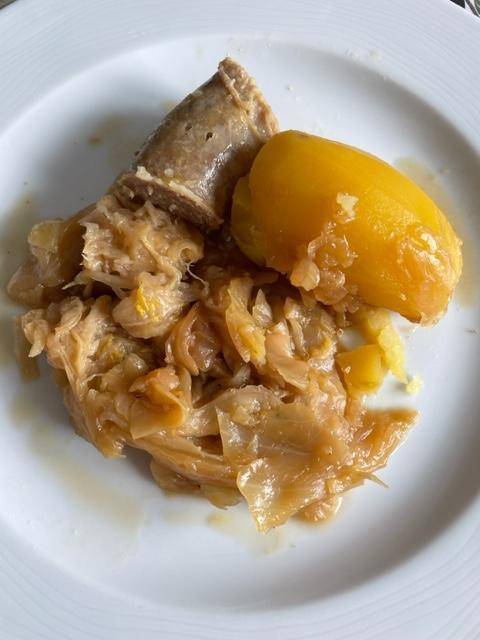 Chou blanc aux saucisses - Recette Cookeo V3 | Moulinex
