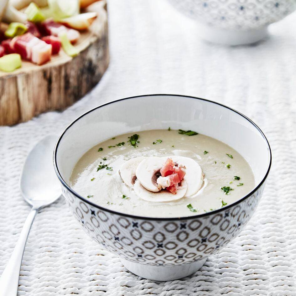 Velouté de champignons au lard - Recette Perfectmix Cook | Moulinex