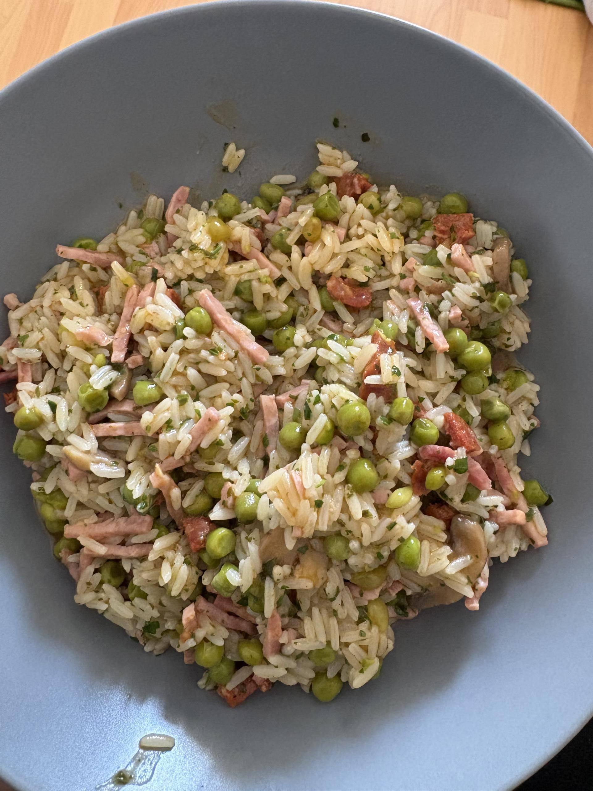 Riz chorizo et allumettes jambon - Recette Cookeo V3 | Moulinex