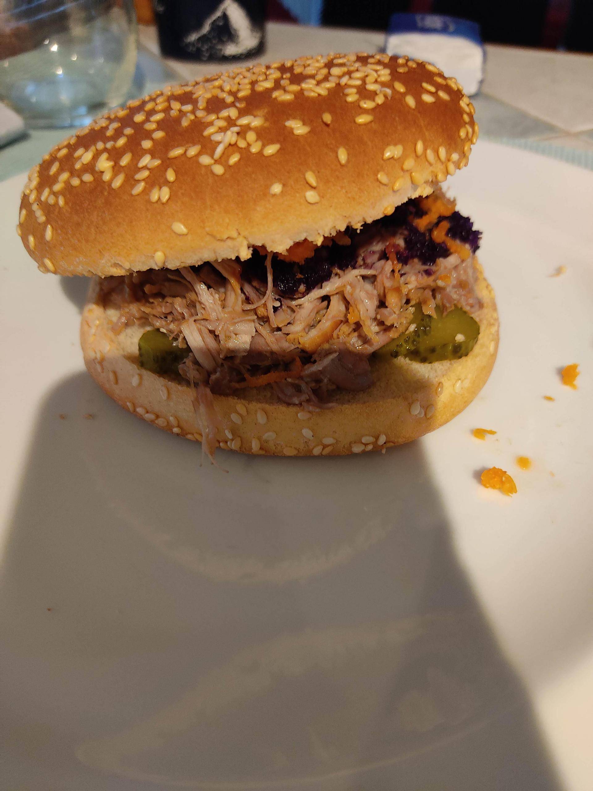 Burger au pulled porc - Recette Cookeo | Moulinex