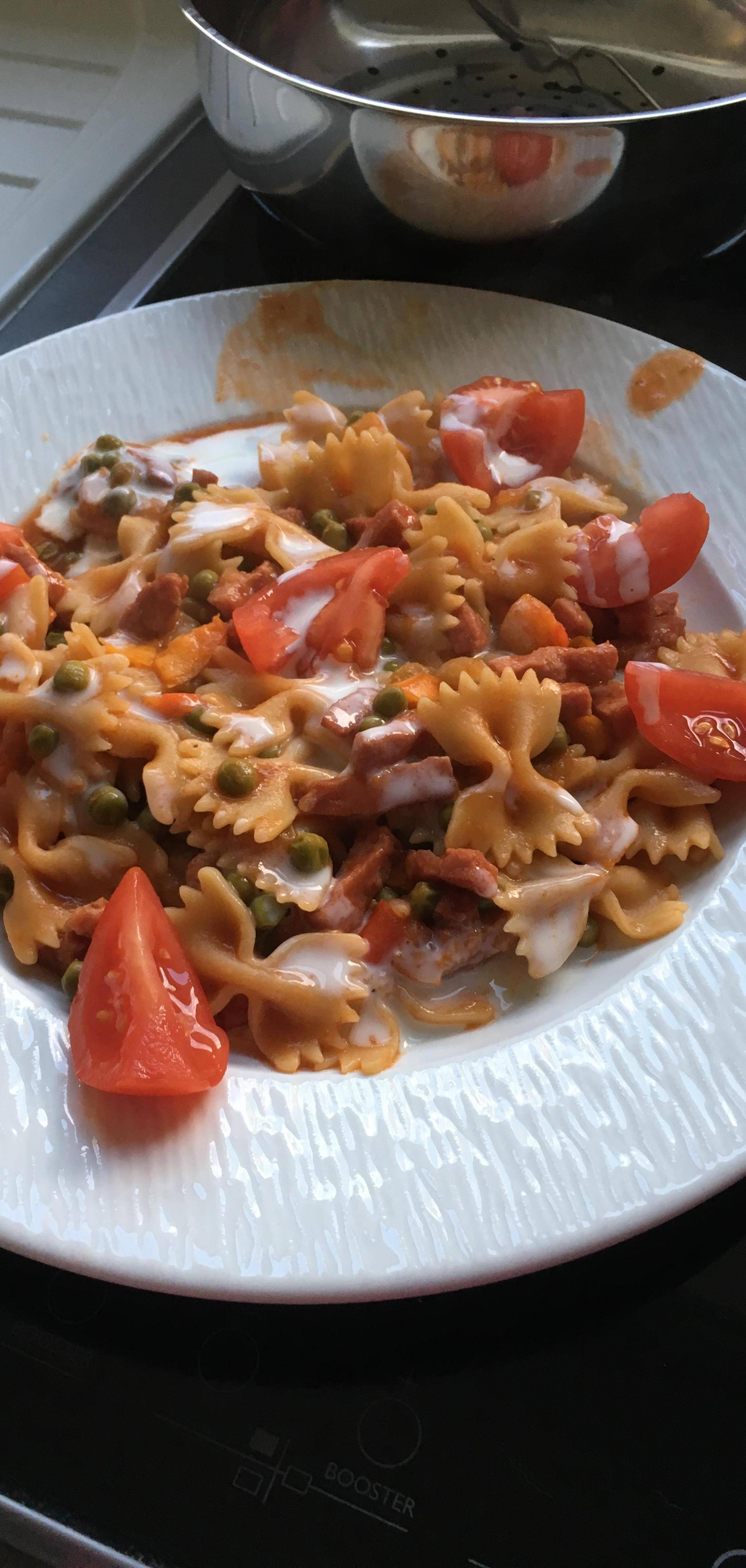 Farfalles aux légumes - Recette Cookeo | Moulinex