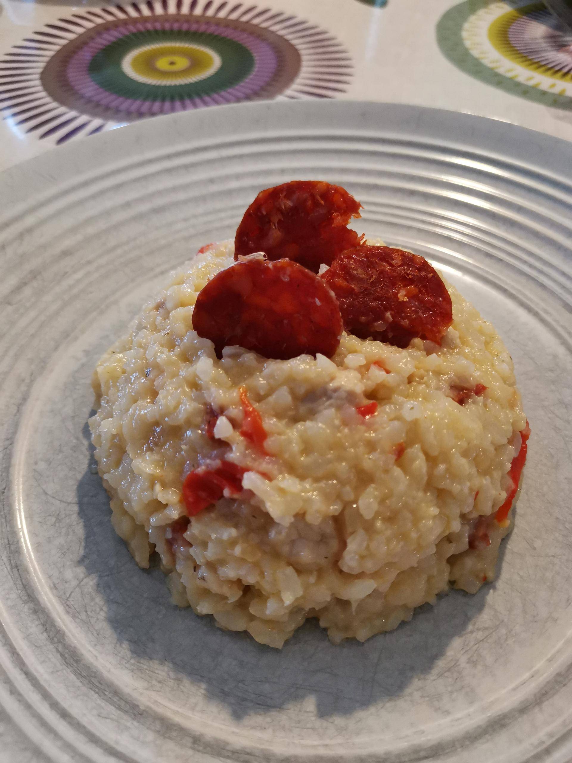 Risotto poulet poivron chorizo - Recette Companion Connect | Moulinex