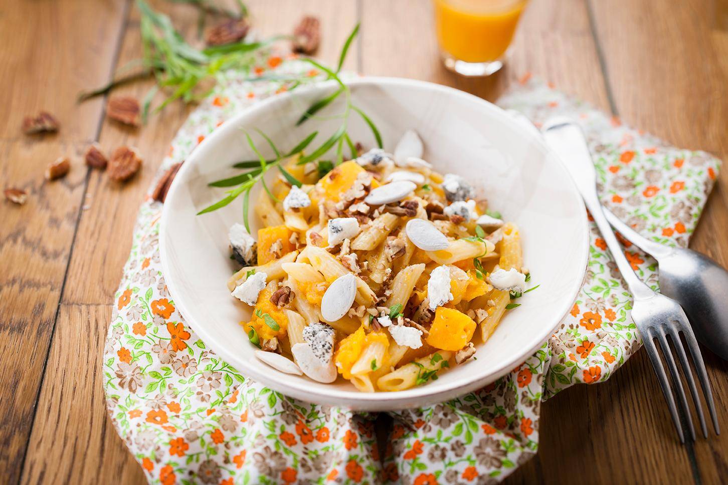 Mini penne potiron chèvre - Recette Cookeo | Moulinex