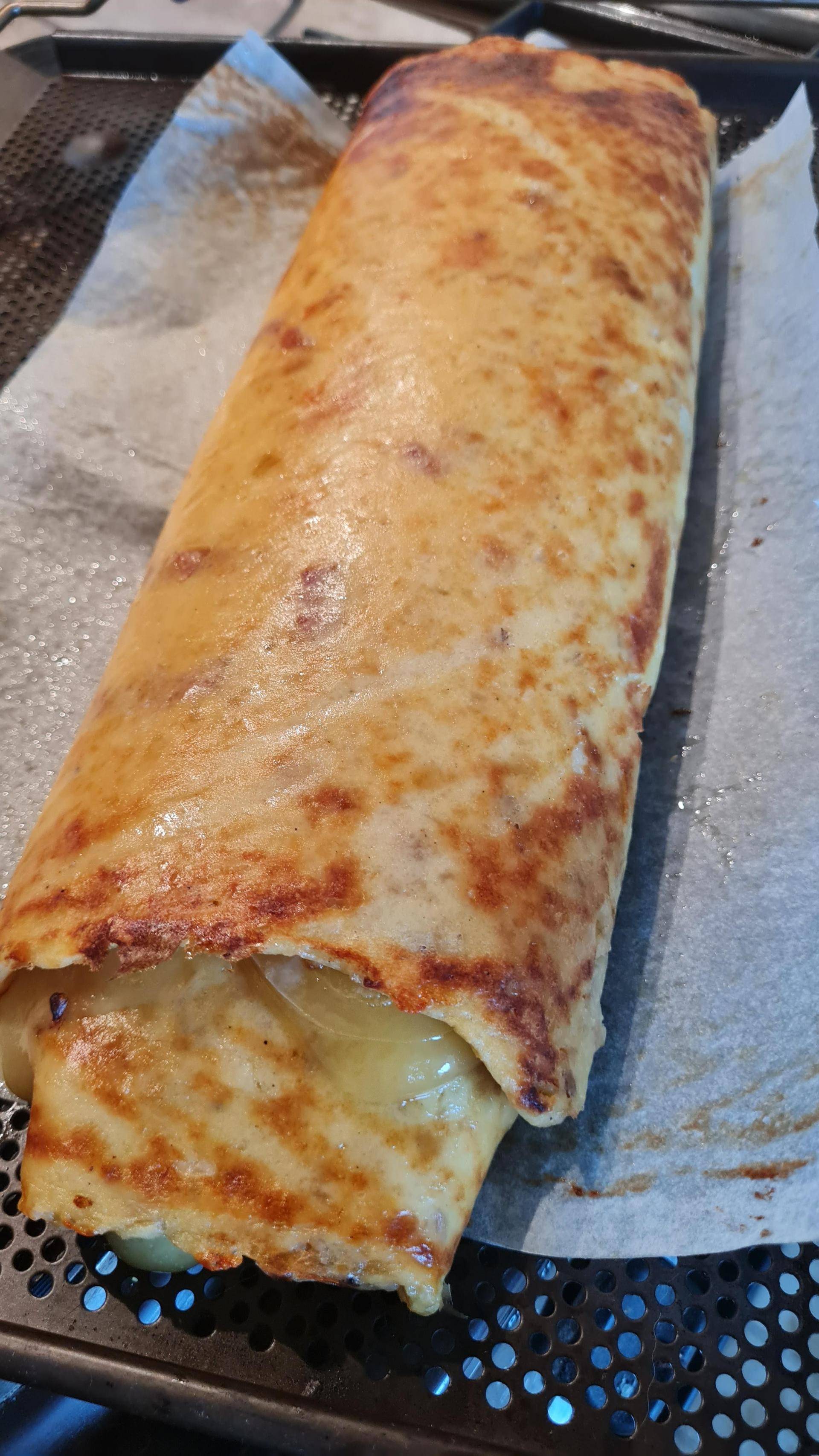 Roulé aux restes de raclette - Recette Companion Connect XL | Moulinex