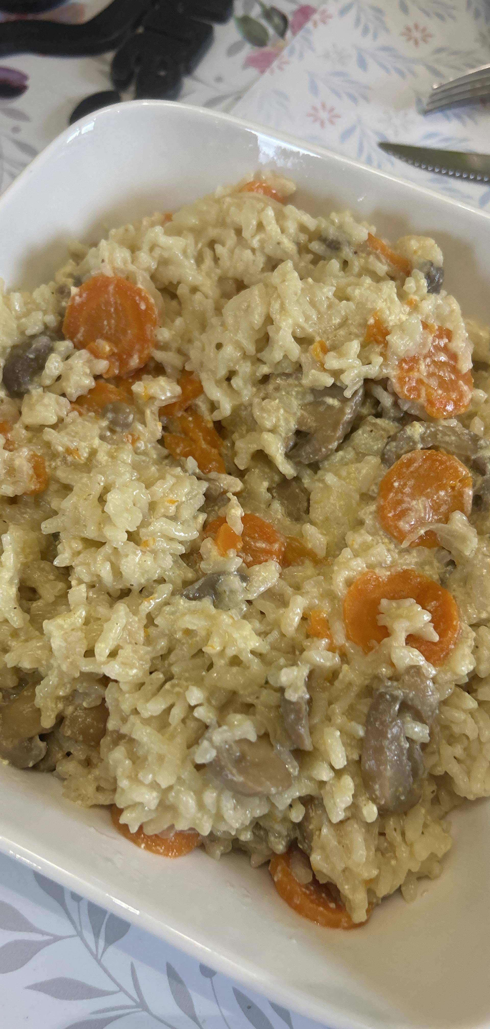 Rissoto champignons de Paris et carottes - Recette Cookeo | Moulinex