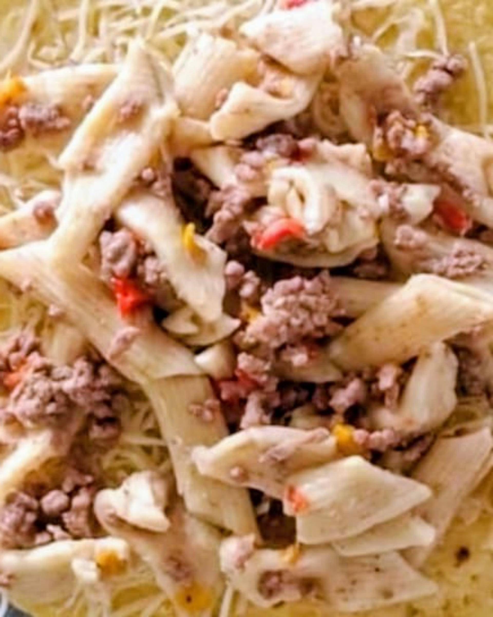 One pot pasta au bœuf et aux poivrons - Recette Cookeo V3 | Moulinex