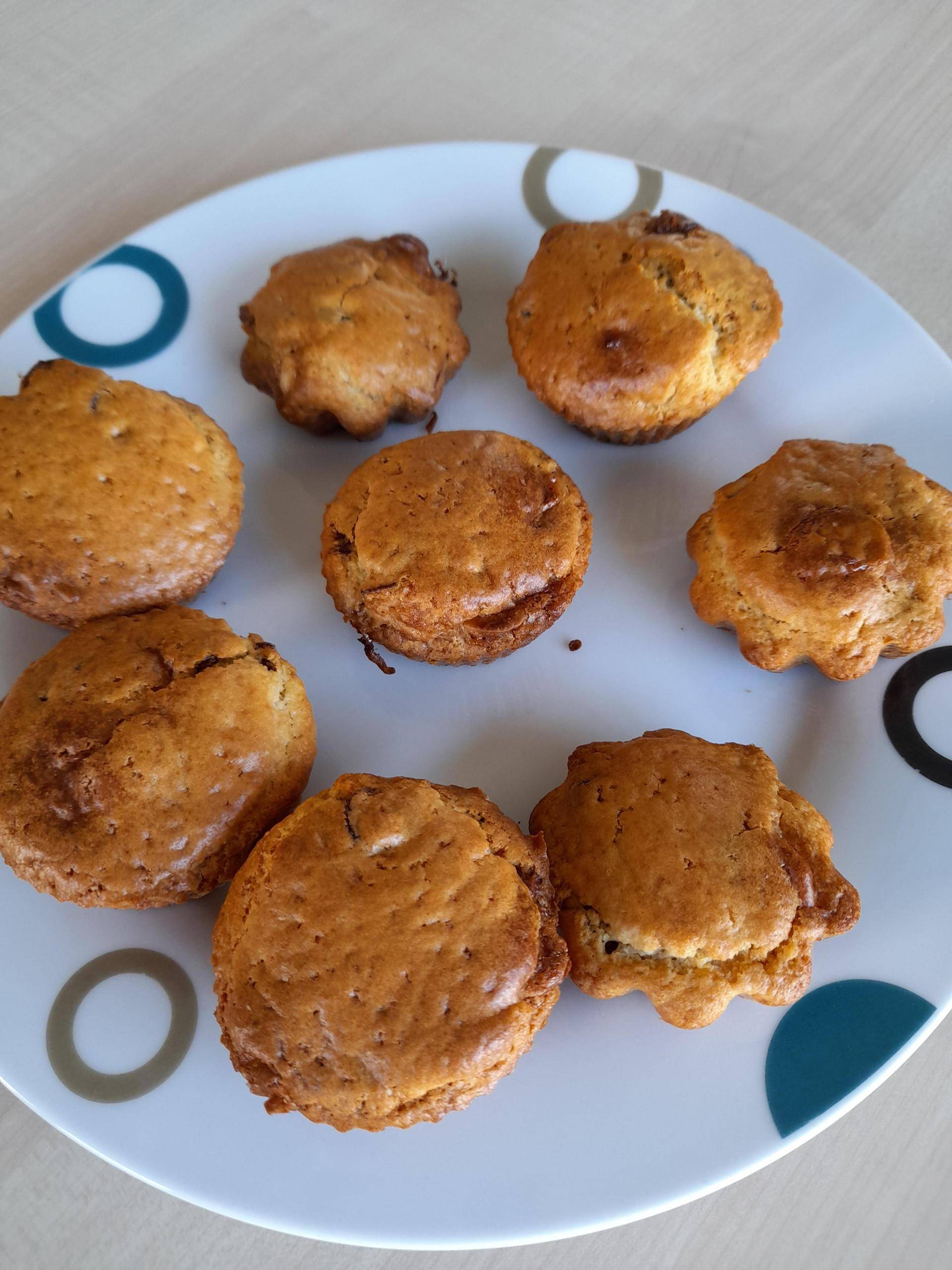 Muffins chocolat blancs cranberries - Recette Companion Connect | Moulinex