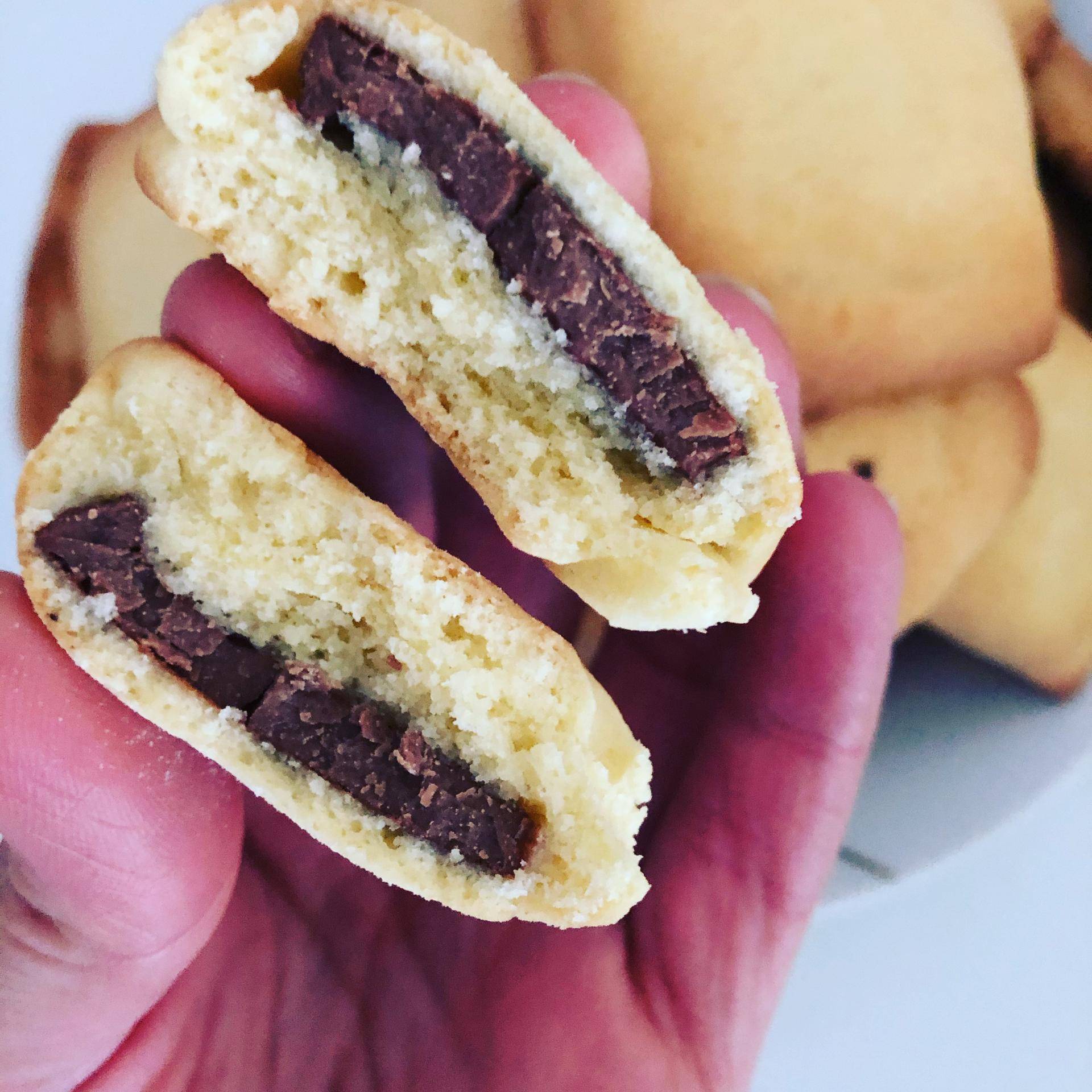 Biscuit fourré chocolat façon kango - Recette Companion Connect | Moulinex