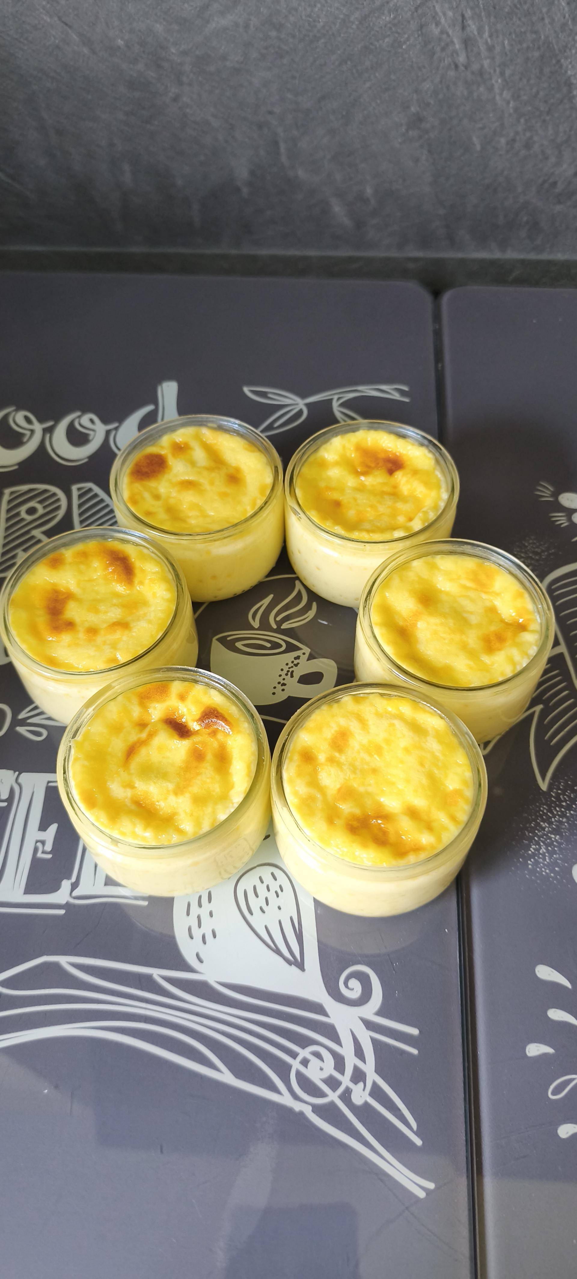 Crèmes aux oeufs de Nathalie - Recette EASY FRY & GRILL 2 in 1 XXL | Moulinex