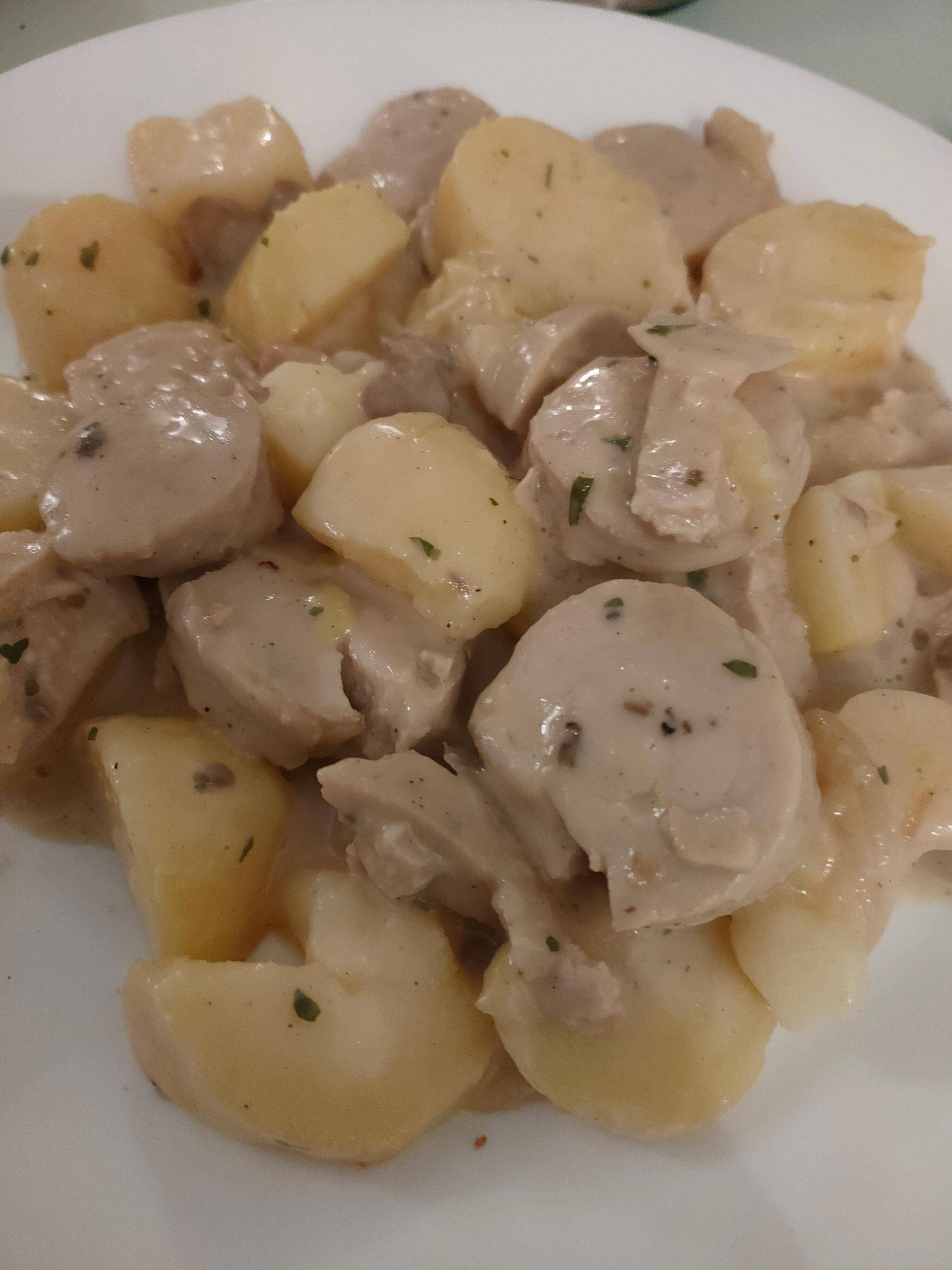 Boudin blanc aux champignons - Recette Cookeo | Moulinex