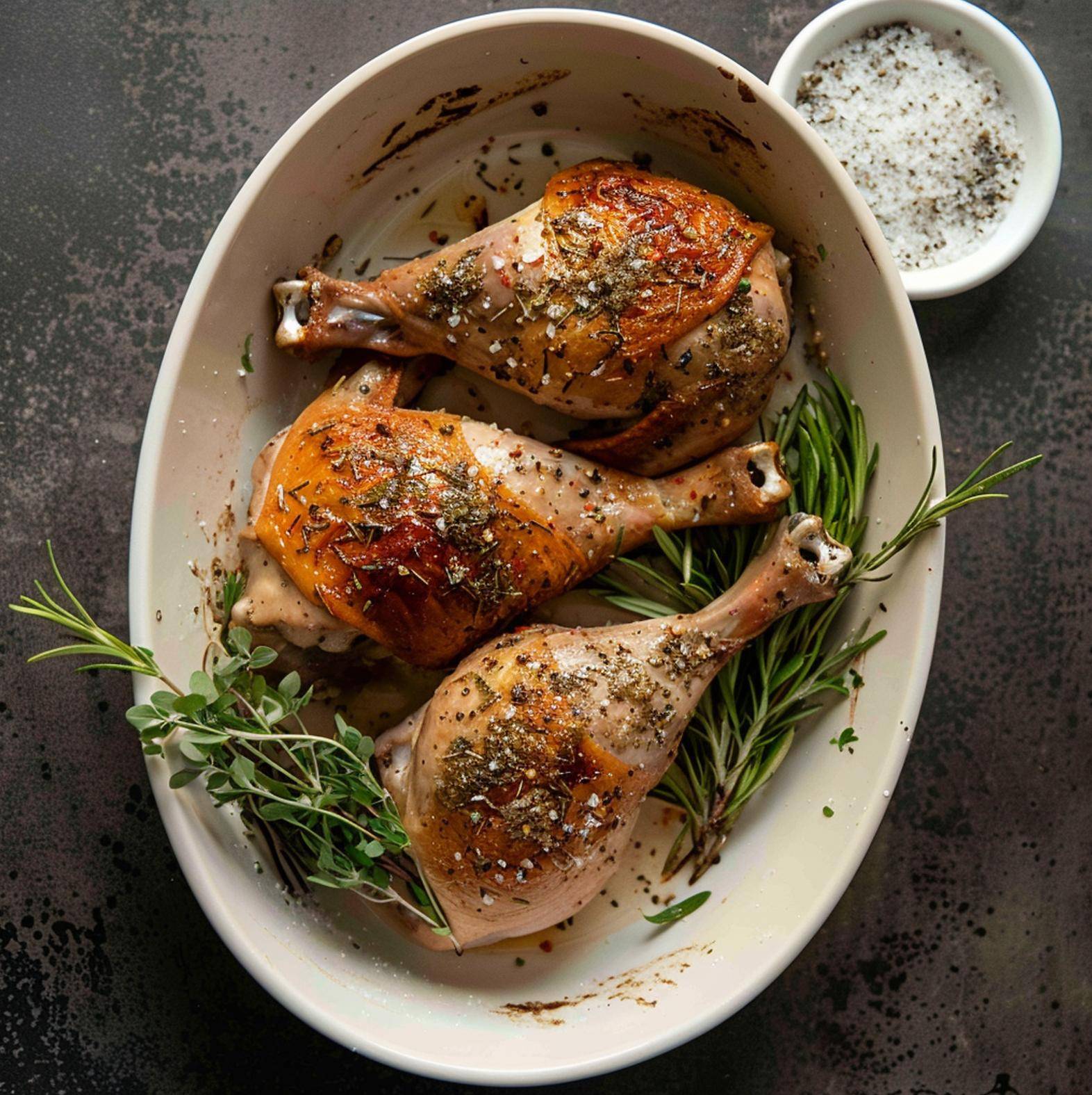 Cuisses de poulet rôties - Recette Easy Fry Mega | Moulinex