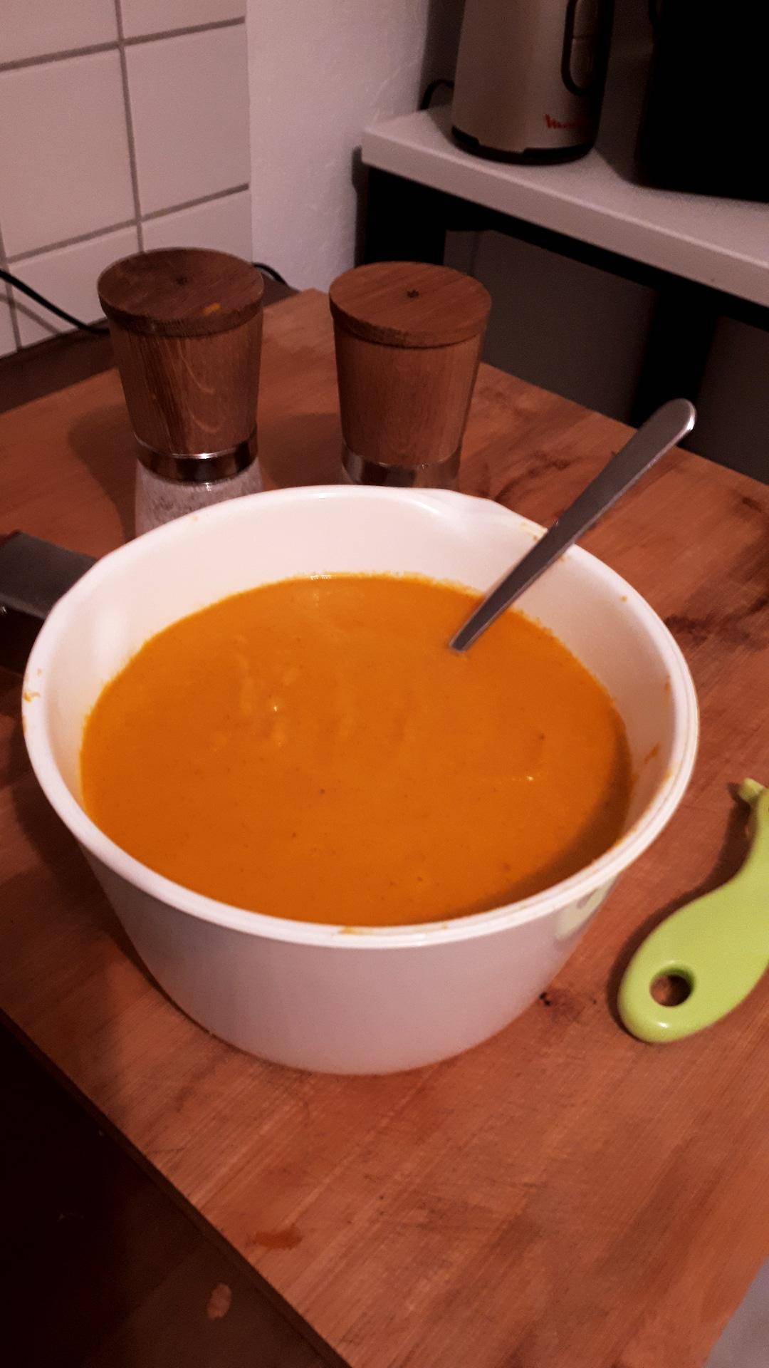 Soupe 4C carottes coco coriandre curry - Recette Companion XL | Moulinex