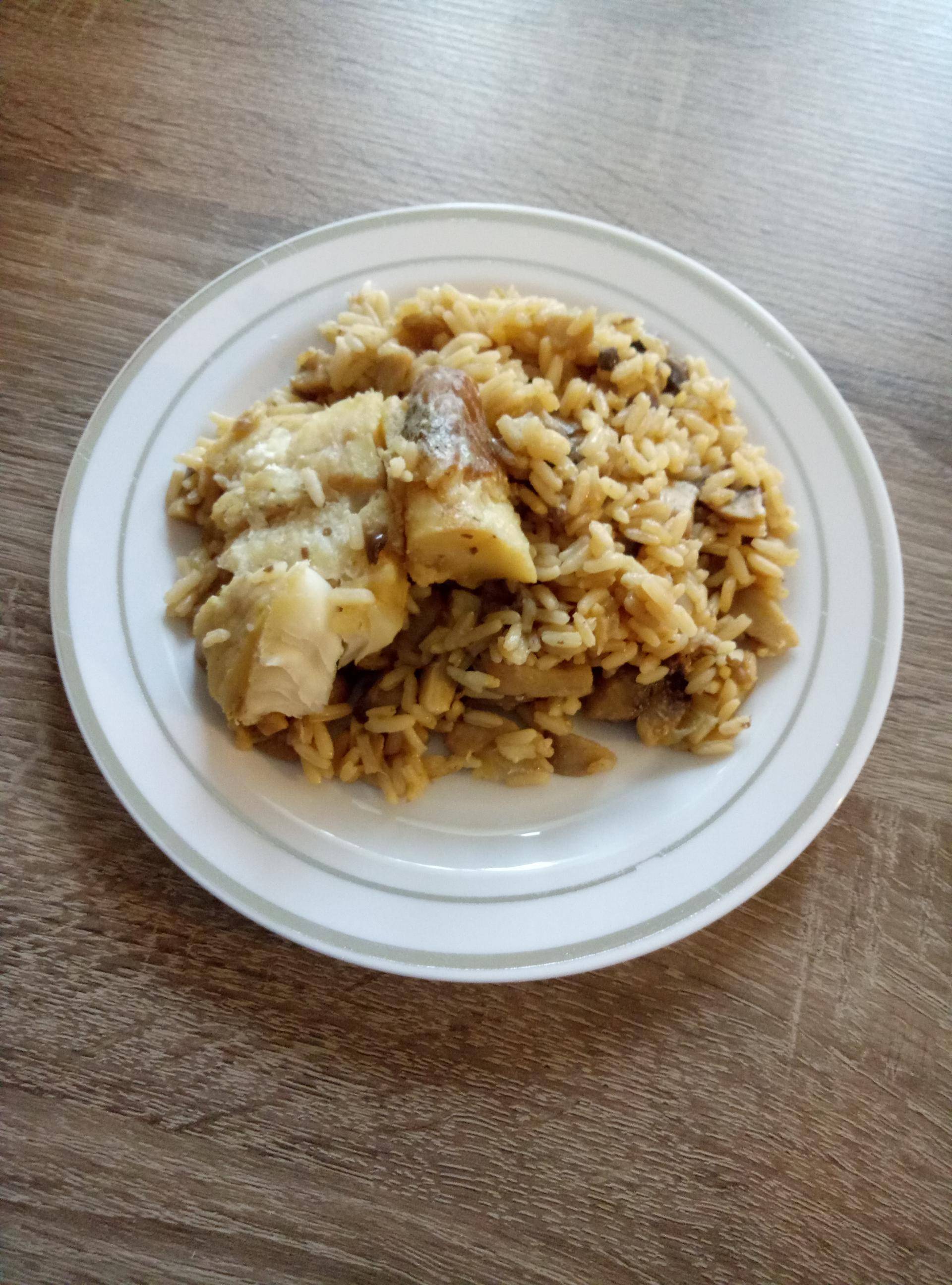 Colin avec son risoto aux champignons - Recette Cookeo | Moulinex