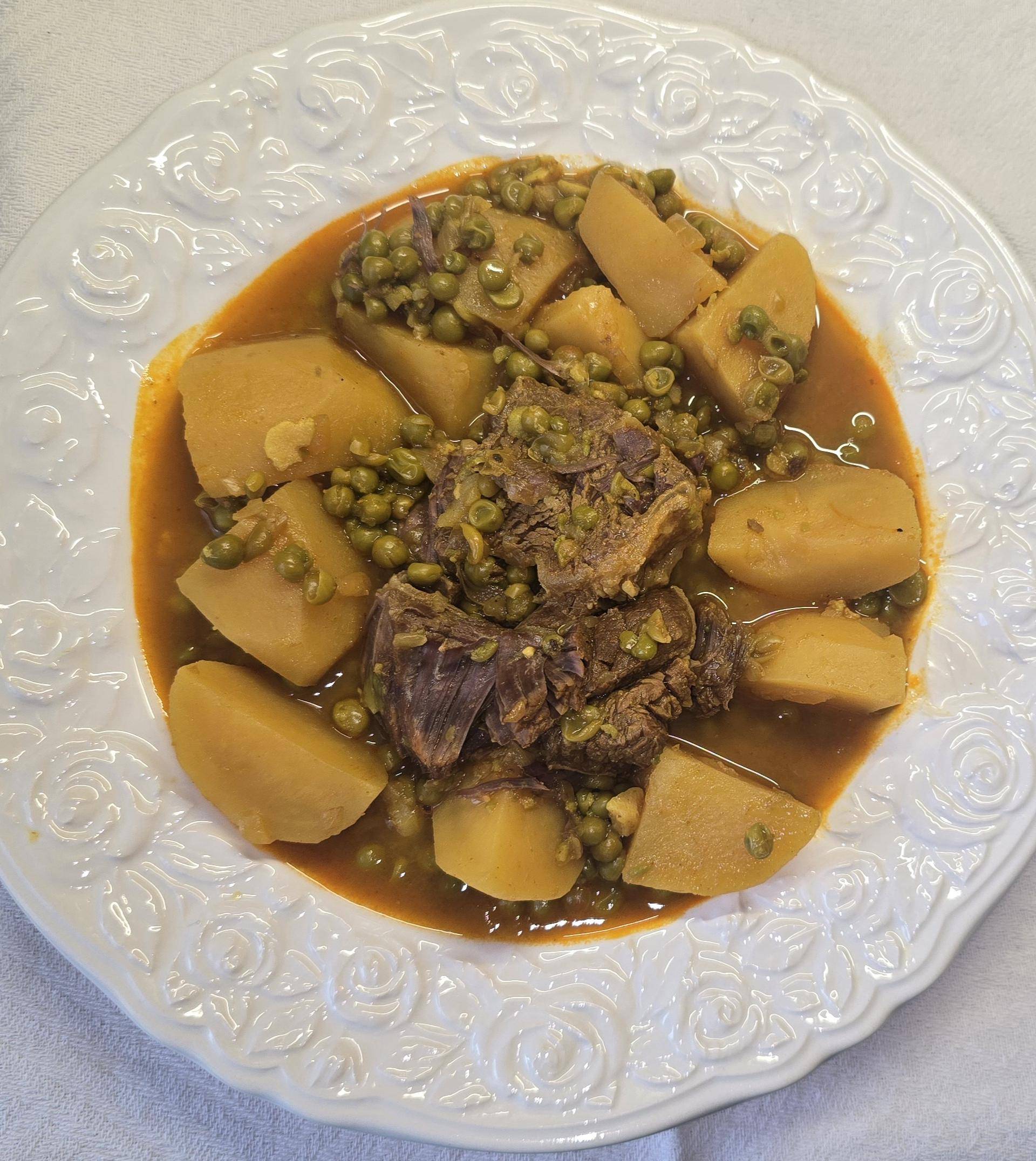 Pommes de terre et petit pois - Recette Cookeo | Moulinex