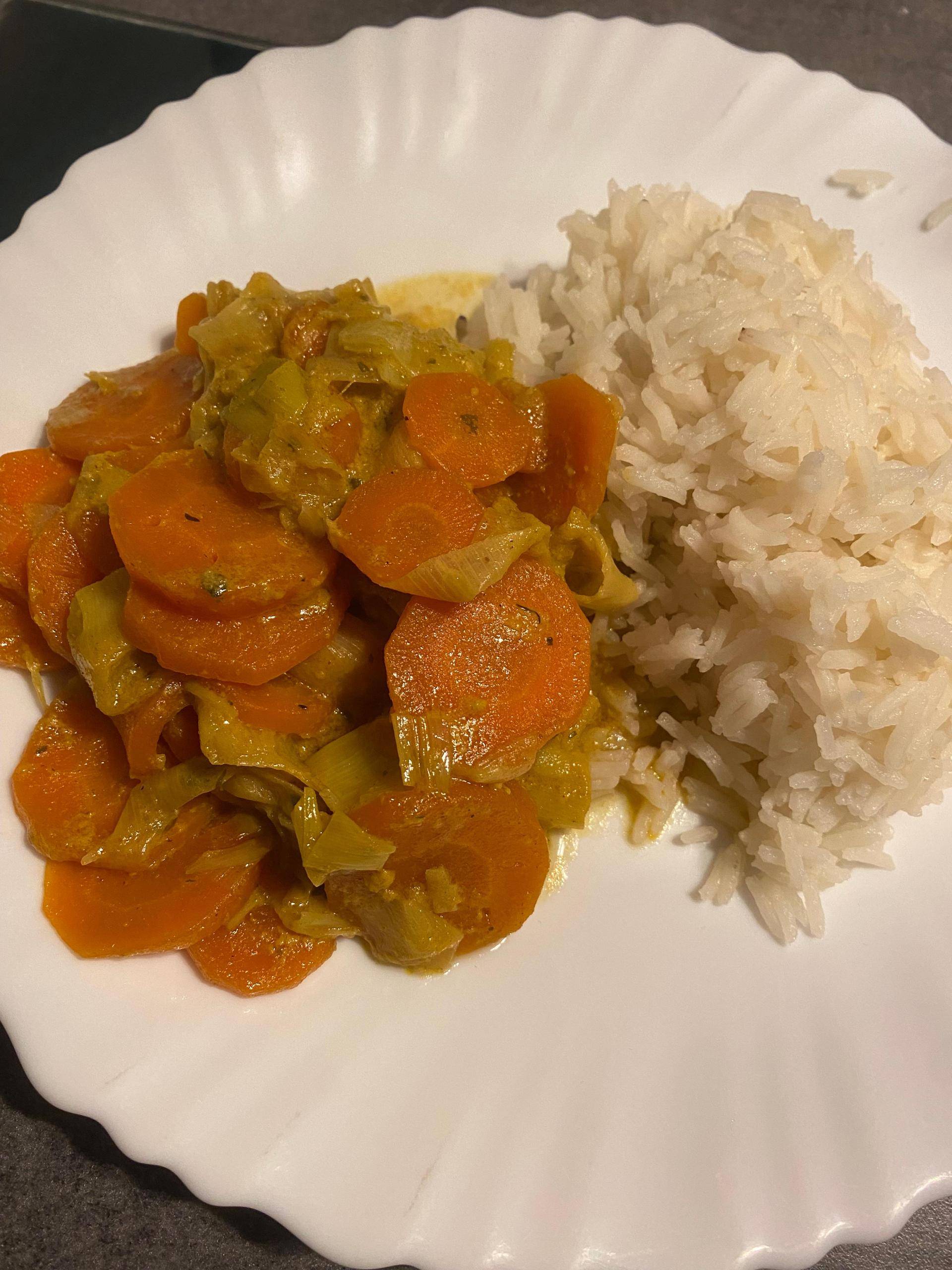 Curry de carottes et poireaux - Recette Cookeo | Moulinex