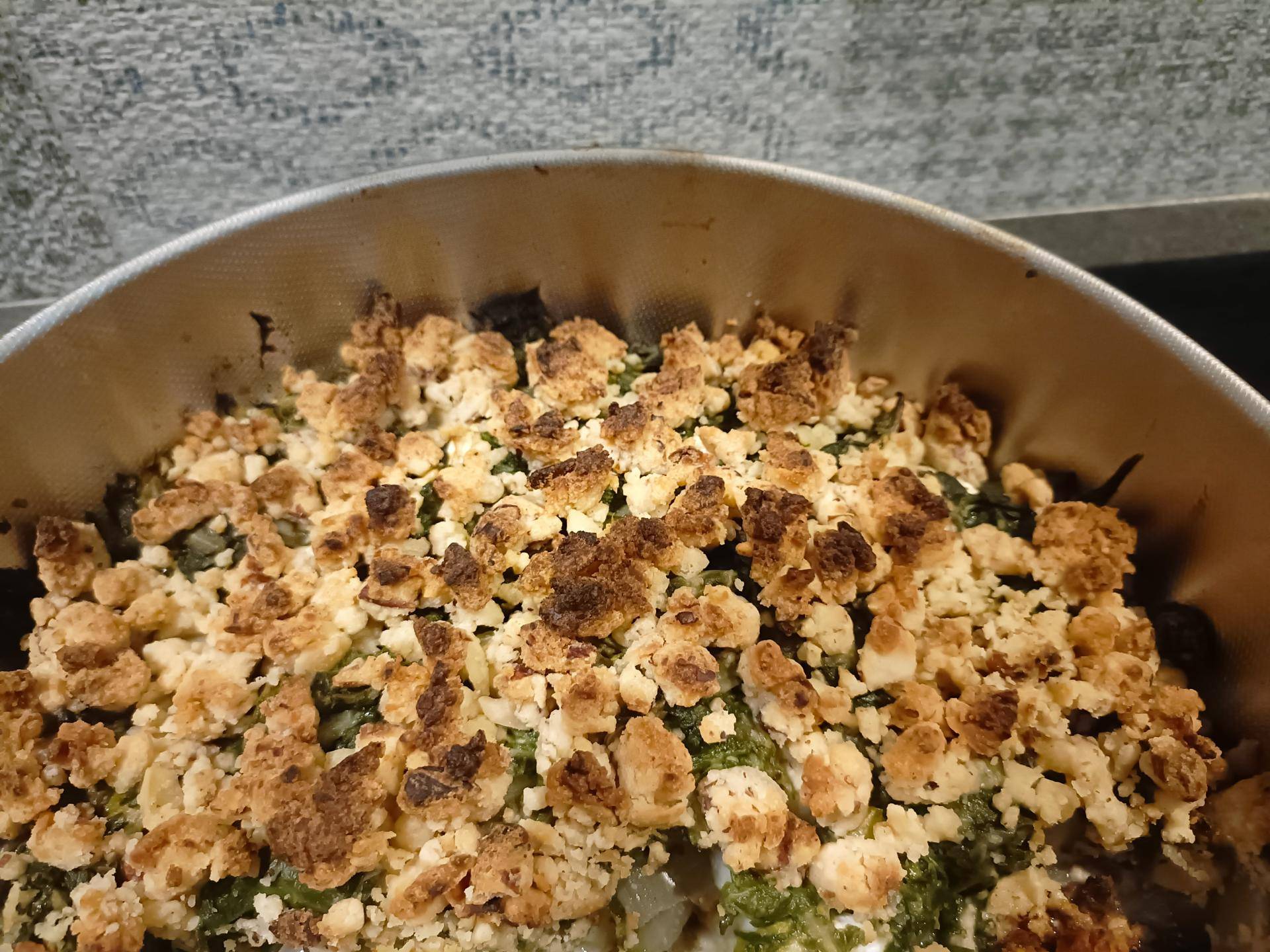 Crumble de blettes - Recette Companion Connect | Moulinex