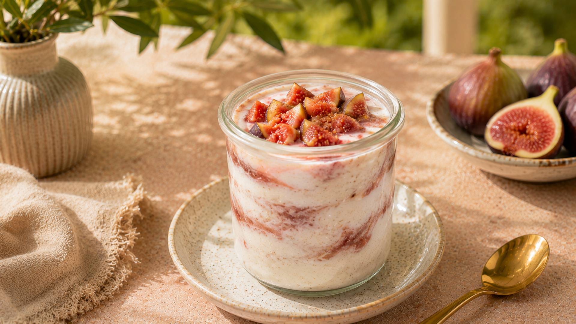 Yaourt glacé aux figues - Recette Freezi | Moulinex