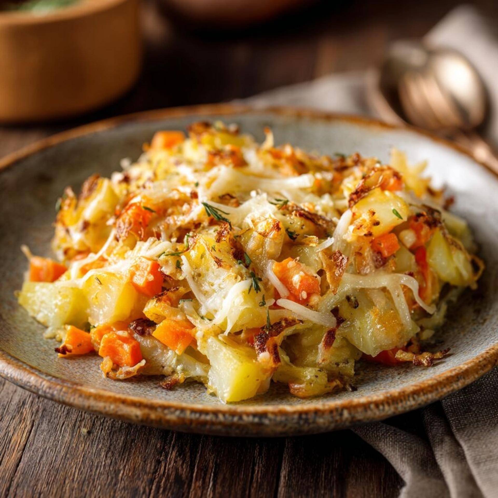 Gratin de légumes d’hiver réconfortant - Recette Companion Connect | Moulinex