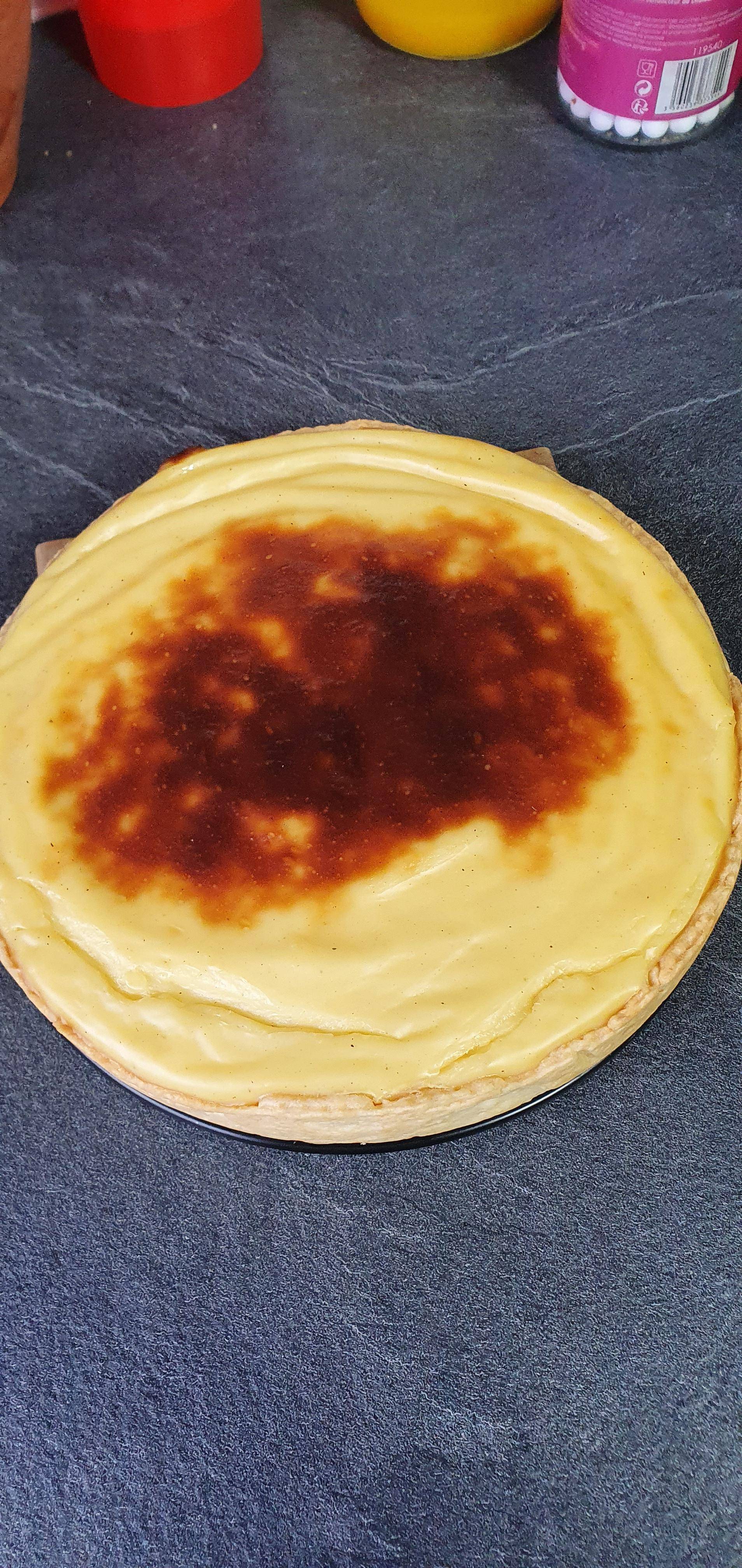 Flan pâtissier sur pâte brisée - Recette Companion Connect XL | Moulinex