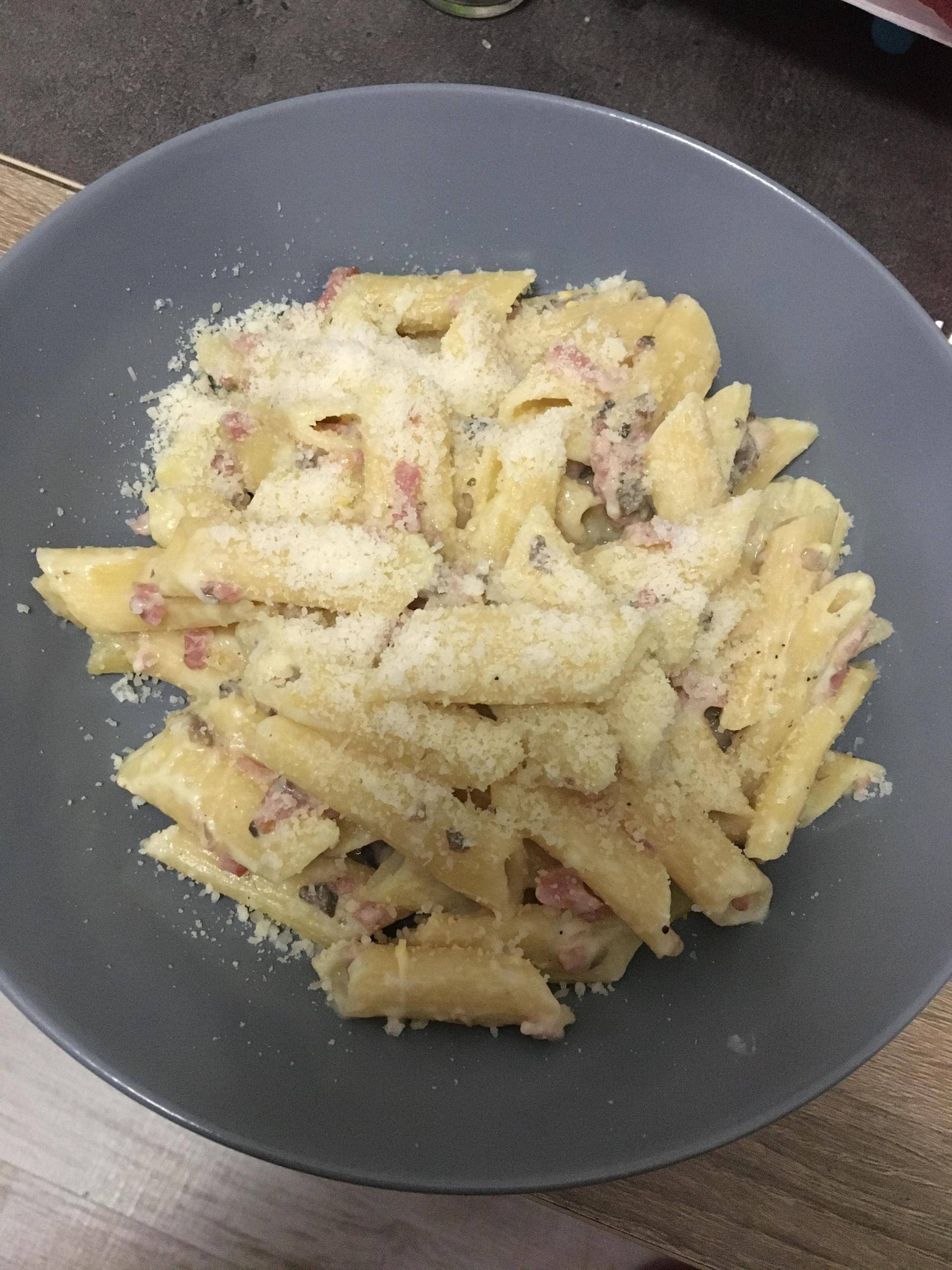 Pennes à la carbonara - Recette Cookeo | Moulinex