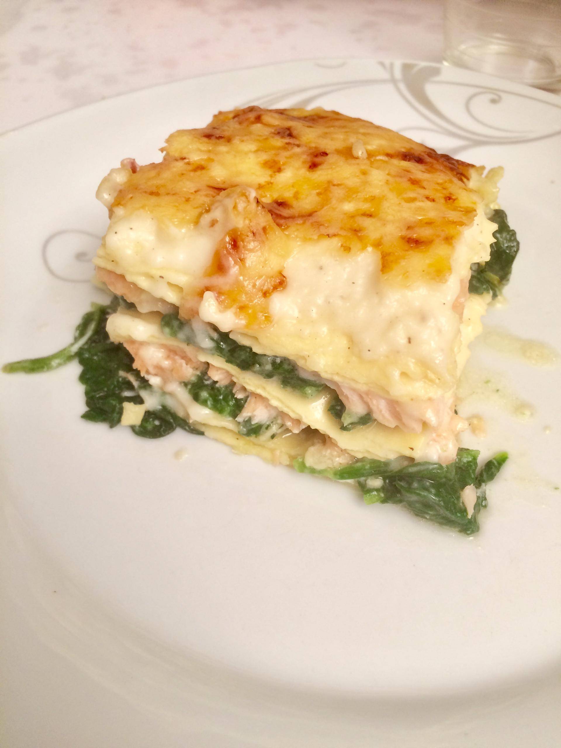 Lasagnes aux 2 saumons et épinards - Recette Companion | Moulinex