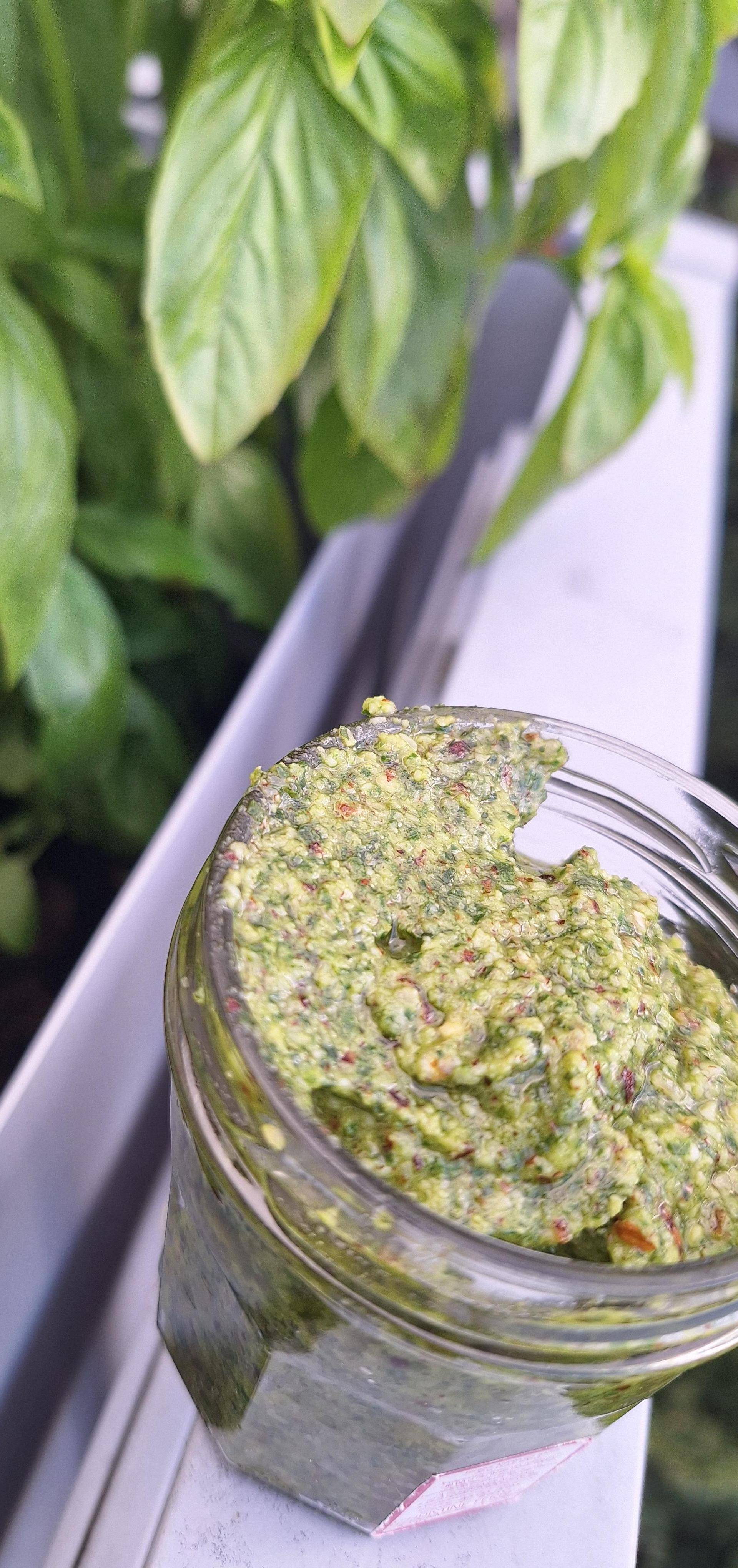Spaghetti sauce pignons basilic (inspirée du pesto) - Recette Companion Connect XL | Moulinex