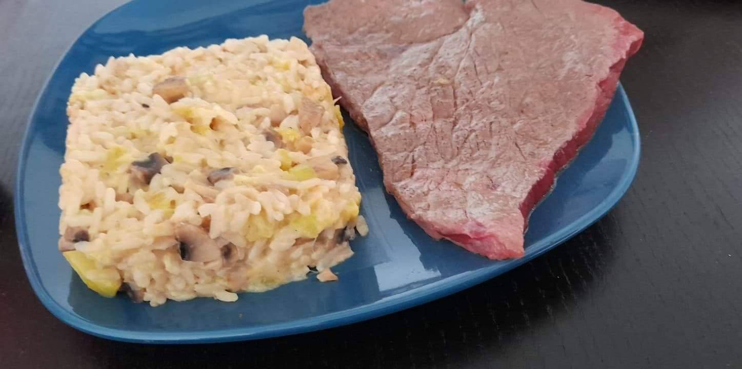 Risotto crémeux champignons courgettes - Recette Cookeo | Moulinex