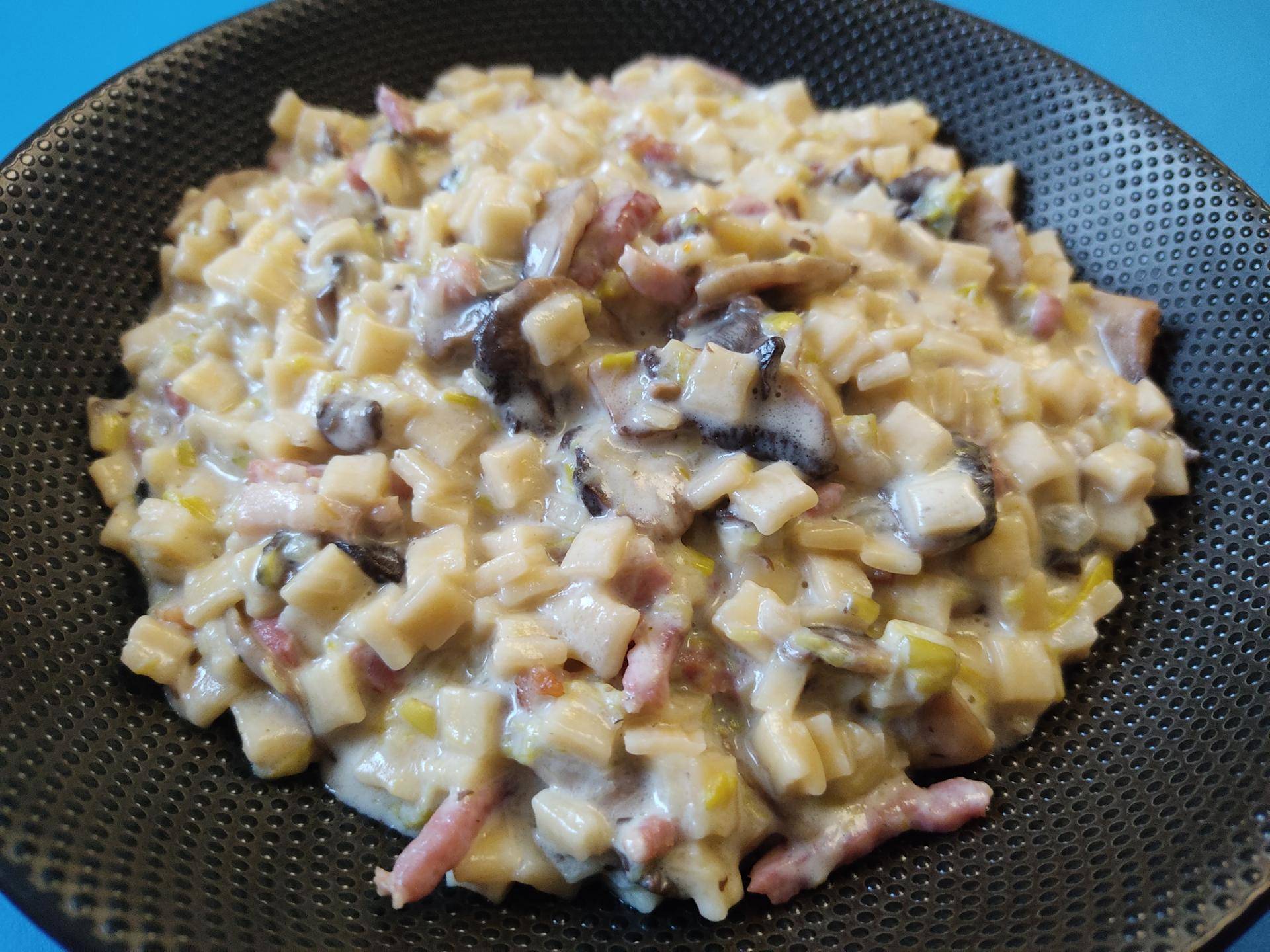 Crozets aux légumes et lardons - Recette Cookeo | Moulinex