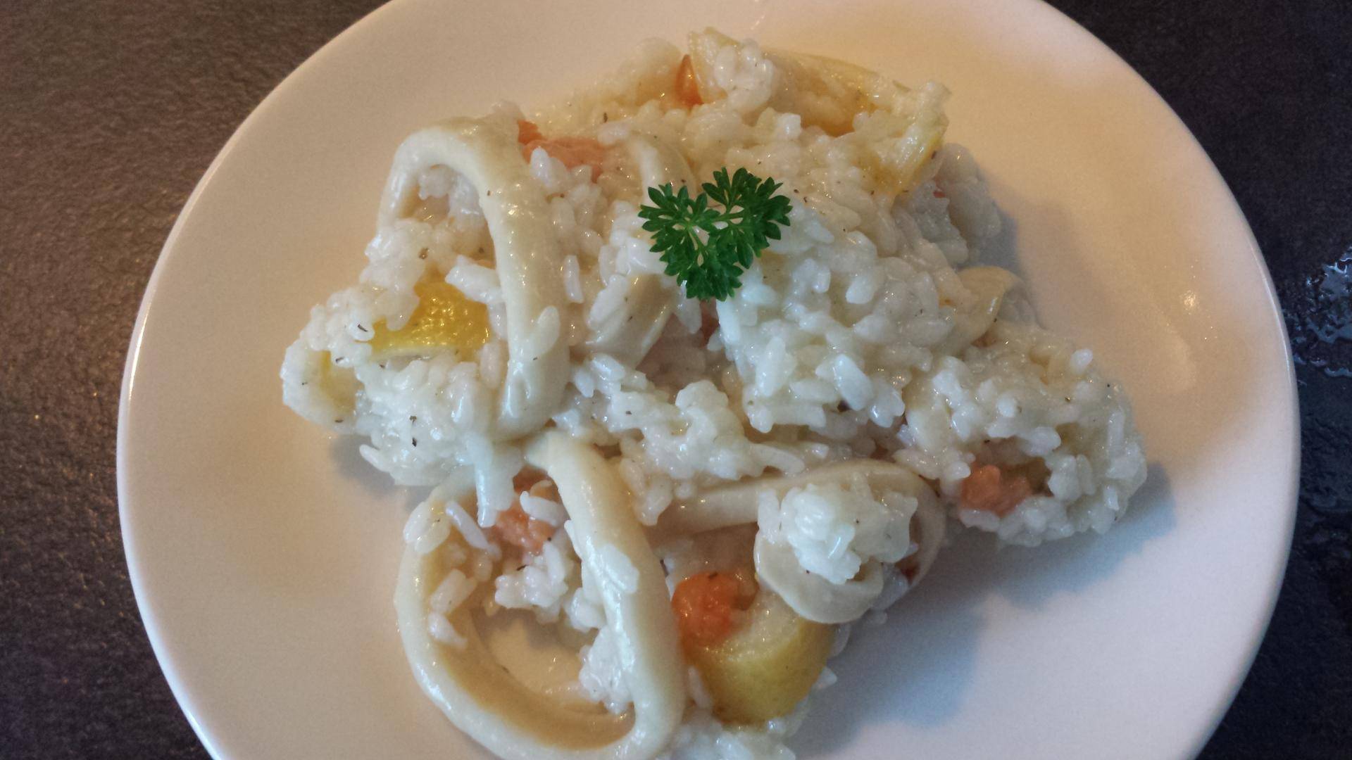Risotto calamars citron basilic - Recette Cookeo | Moulinex