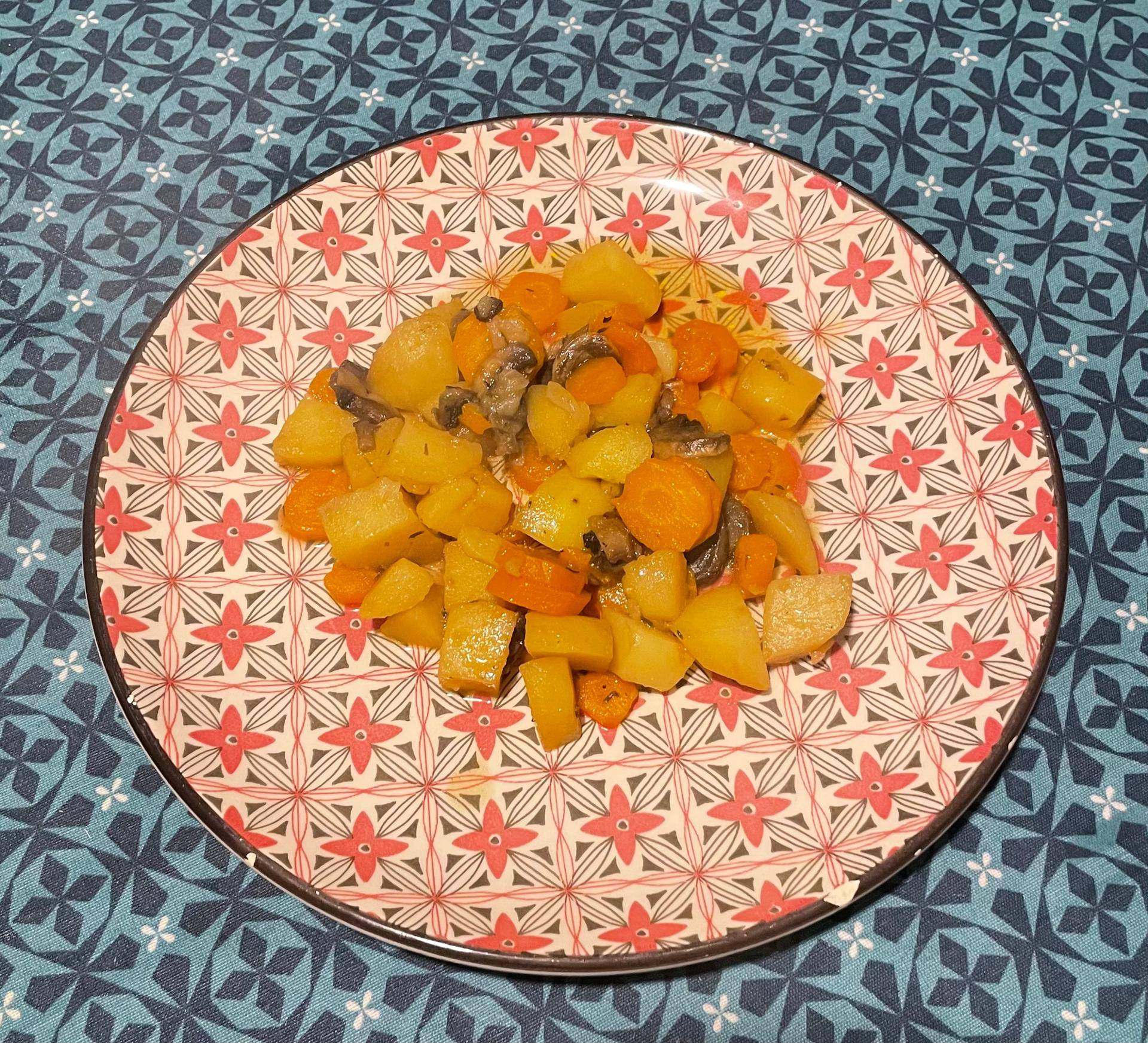 Pomme de terre champignon carotte - Recette Cookeo V3 | Moulinex