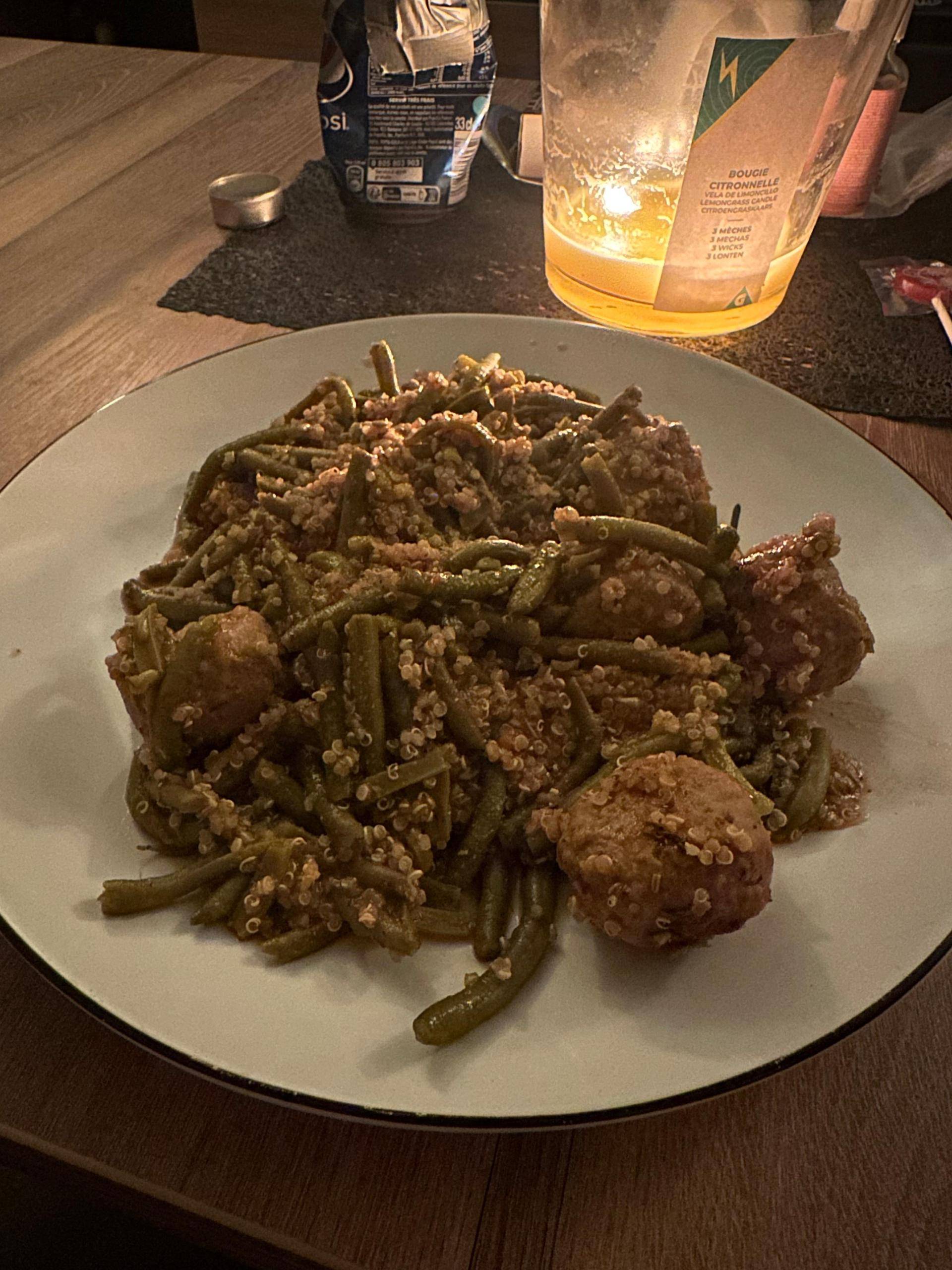 Boulette à la tomate, haricot vert et quinoa - Recette Cookeo V3 | Moulinex