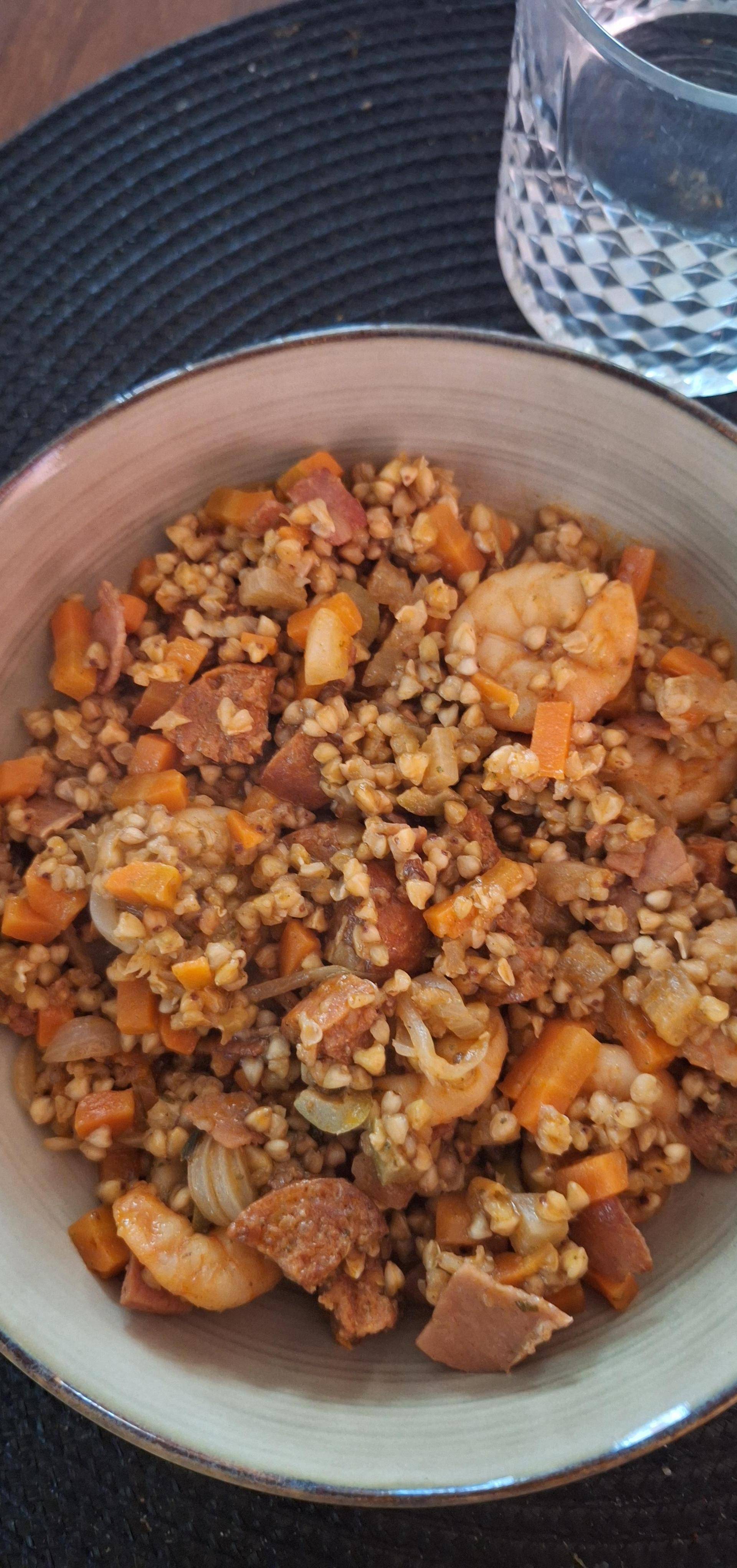 Risotto crevette et chorizo - Recette Cookeo | Moulinex