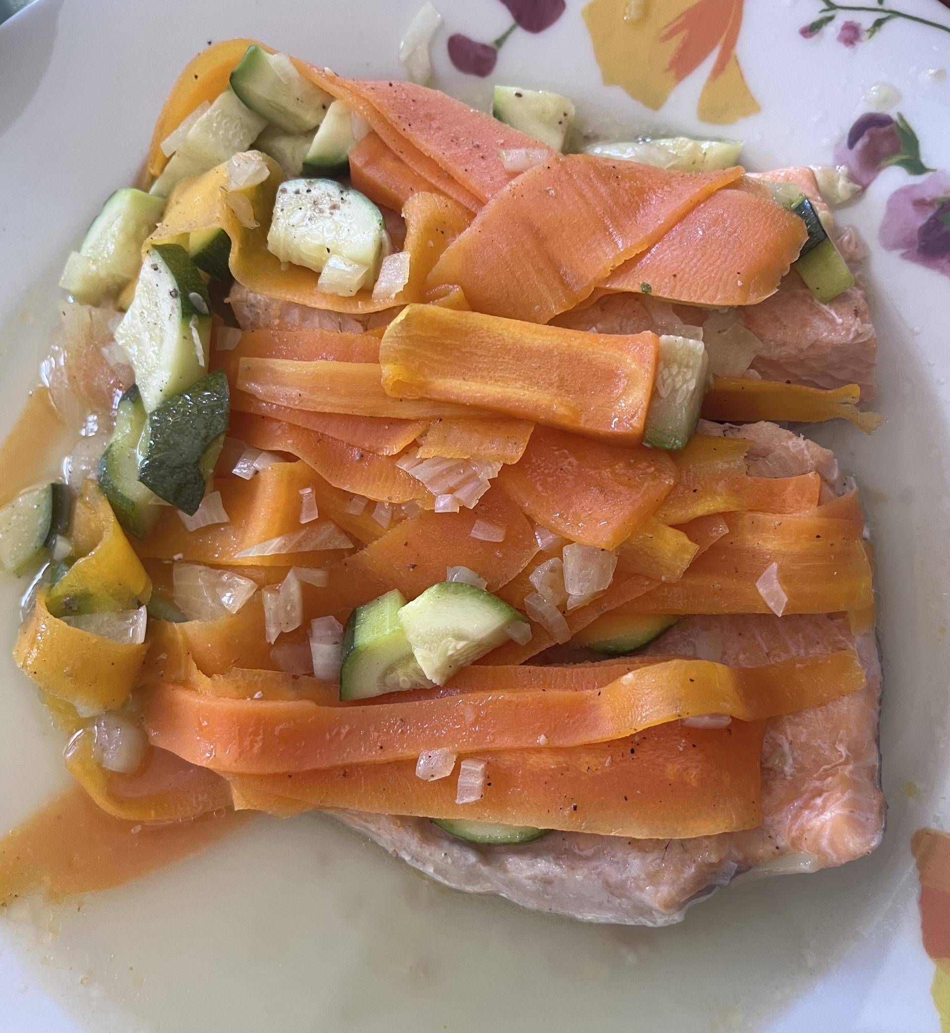 Truite en papillote avec légumes - Recette Cookeo Infinity Autostir | Moulinex
