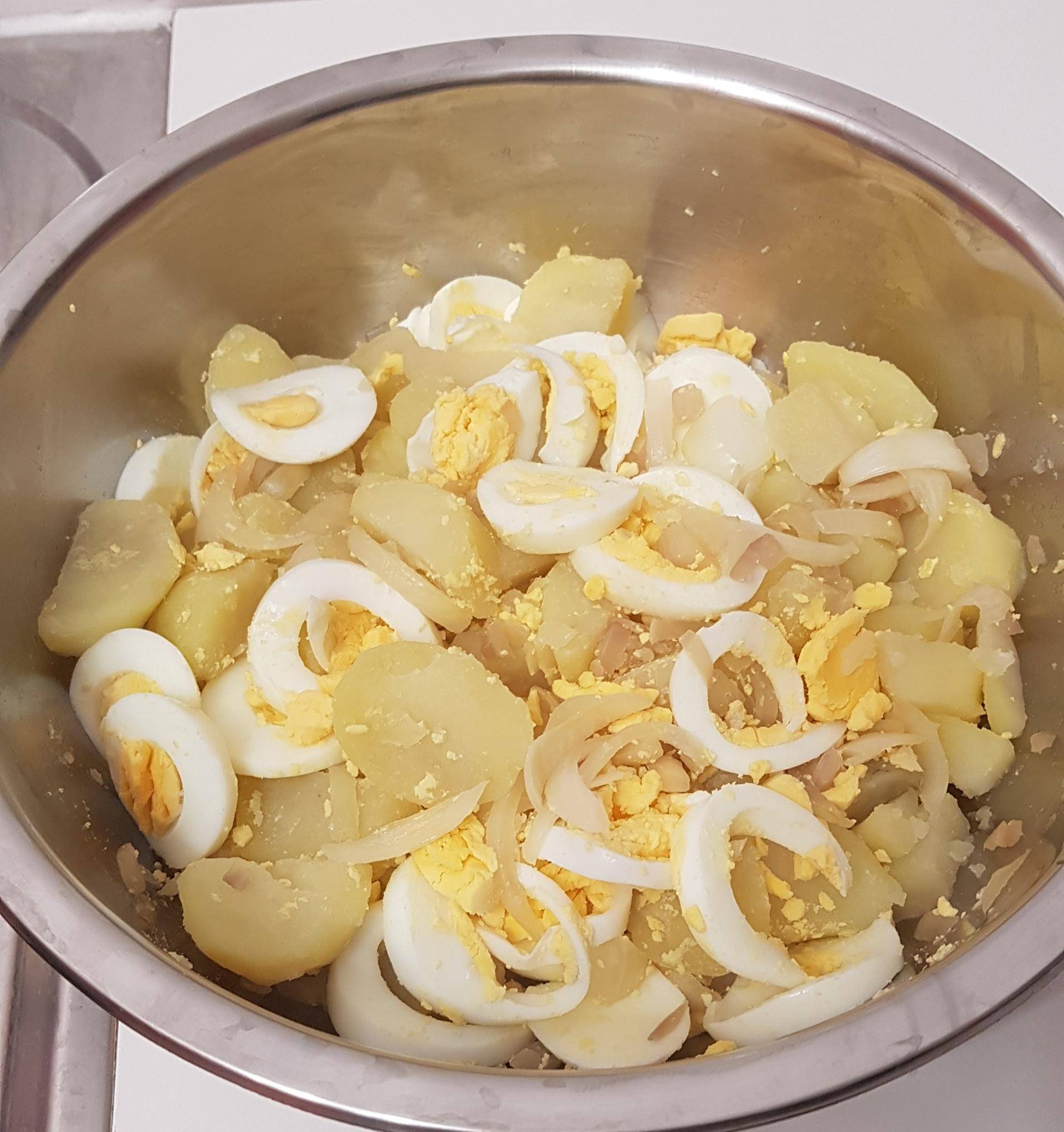 Salade de pommes de terre au oeufs - Recette Companion | Moulinex