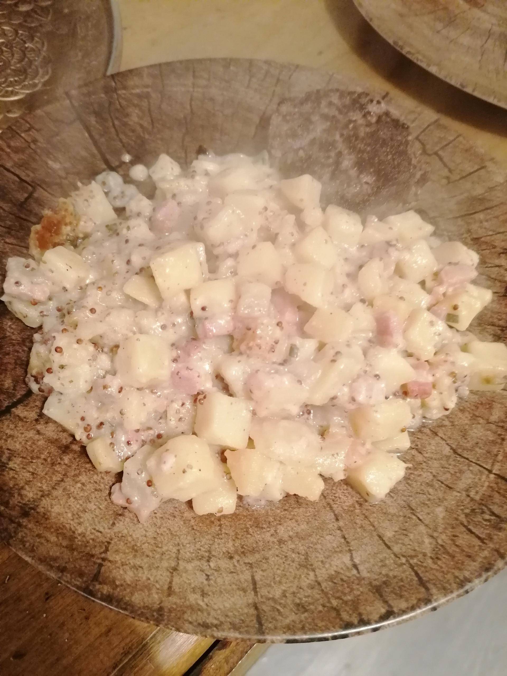 Pomme de terre à la crème de moutarde à l'ancienne - Recette Cookeo | Moulinex