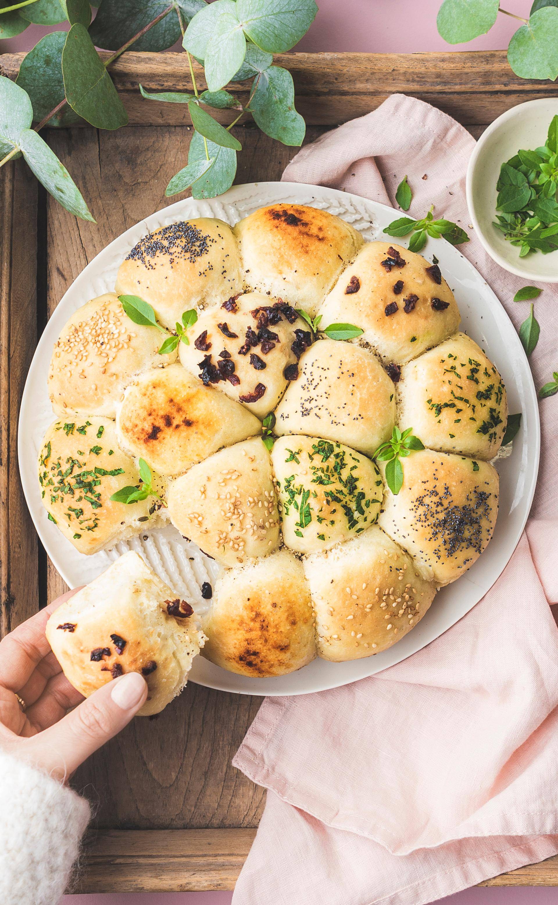 Pain à partager ail et fromage - Recette Companion | Moulinex