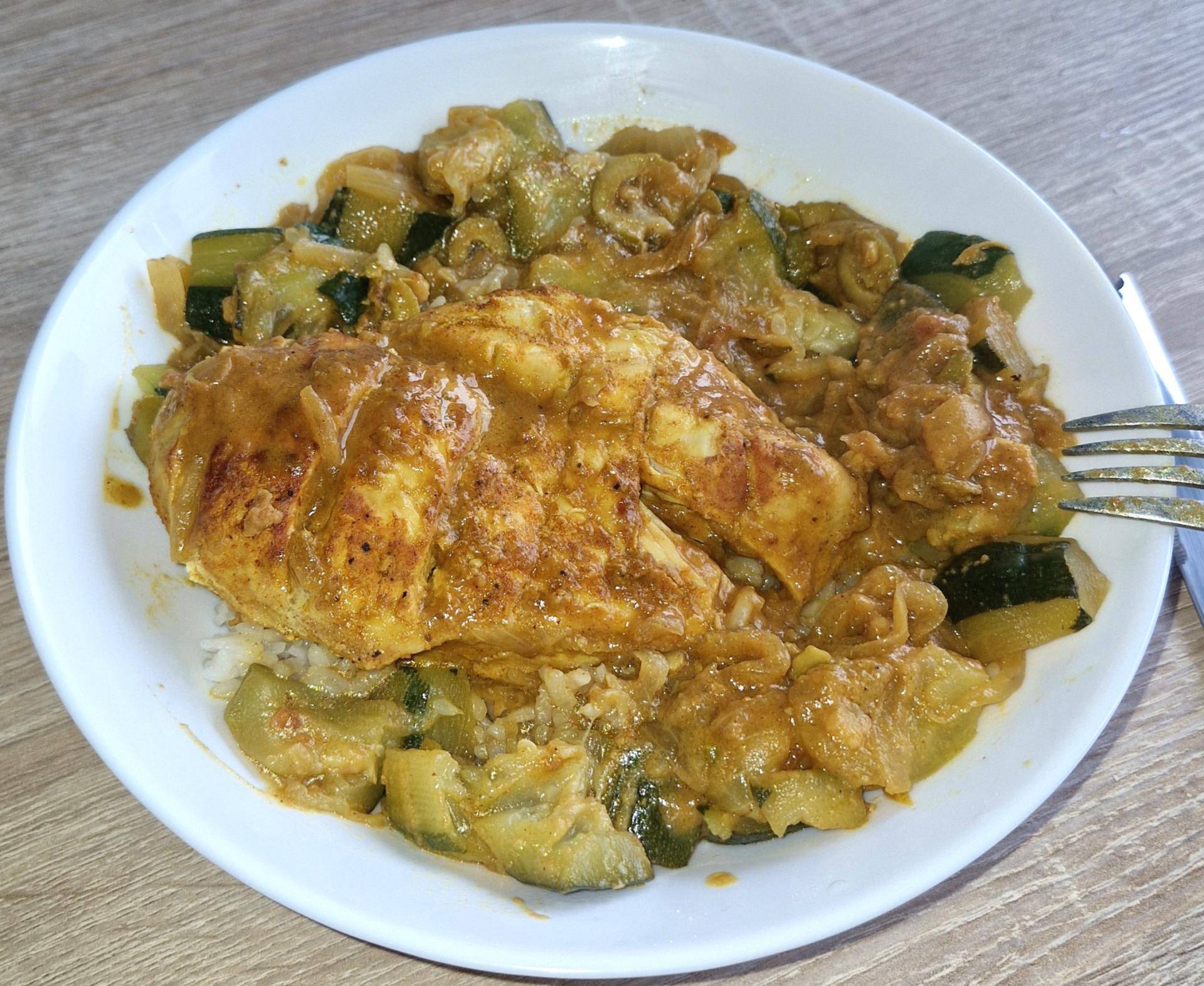 Poulet olive courgette façon mafé - Recette Cookeo | Moulinex