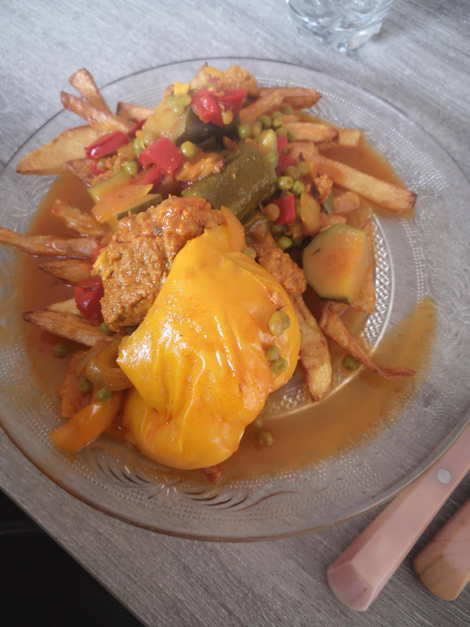 Poivrons farcis à la viande hachée - Recette Cookeo | Moulinex