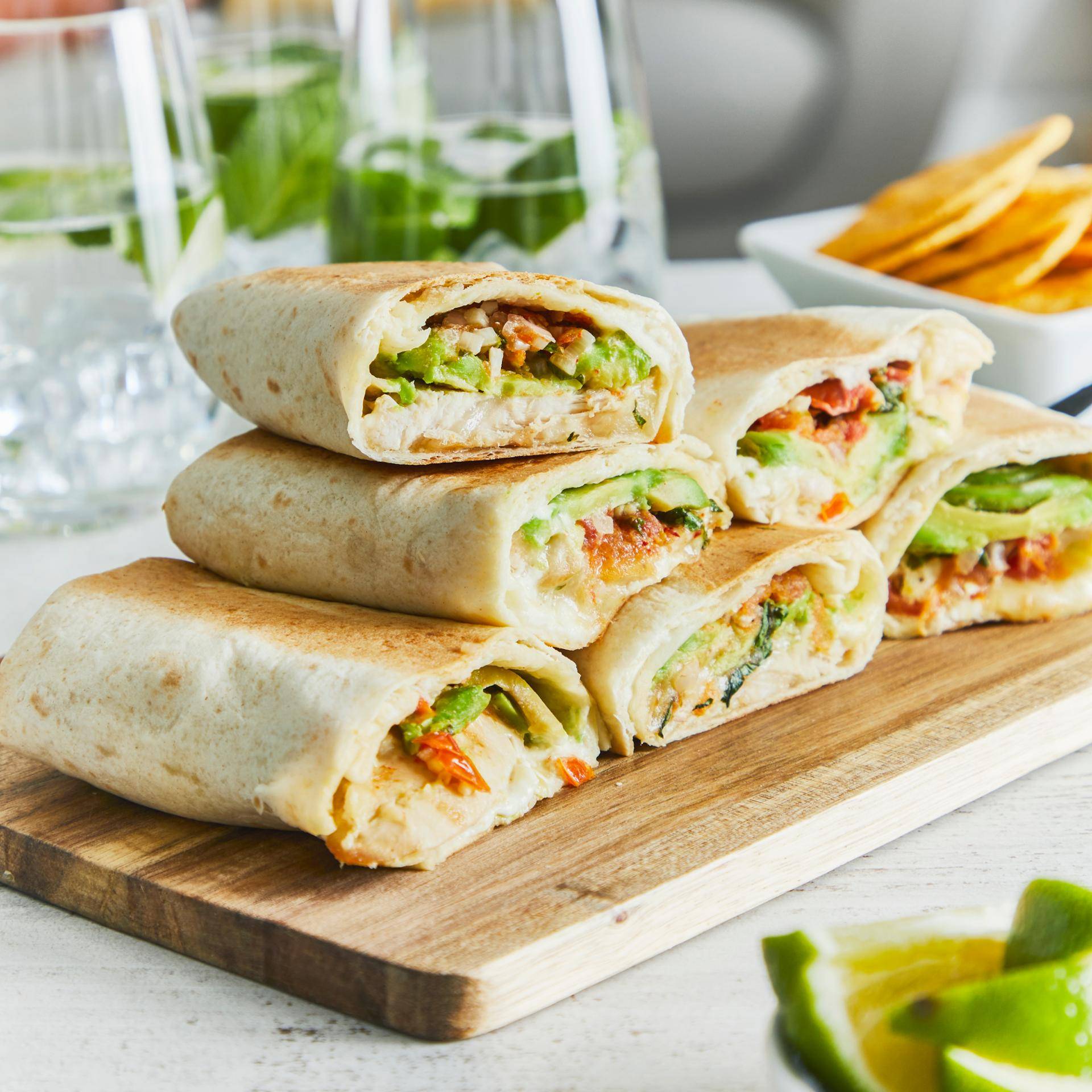 Burritos de poulet - Recette Easy Fry XL Surface | Moulinex