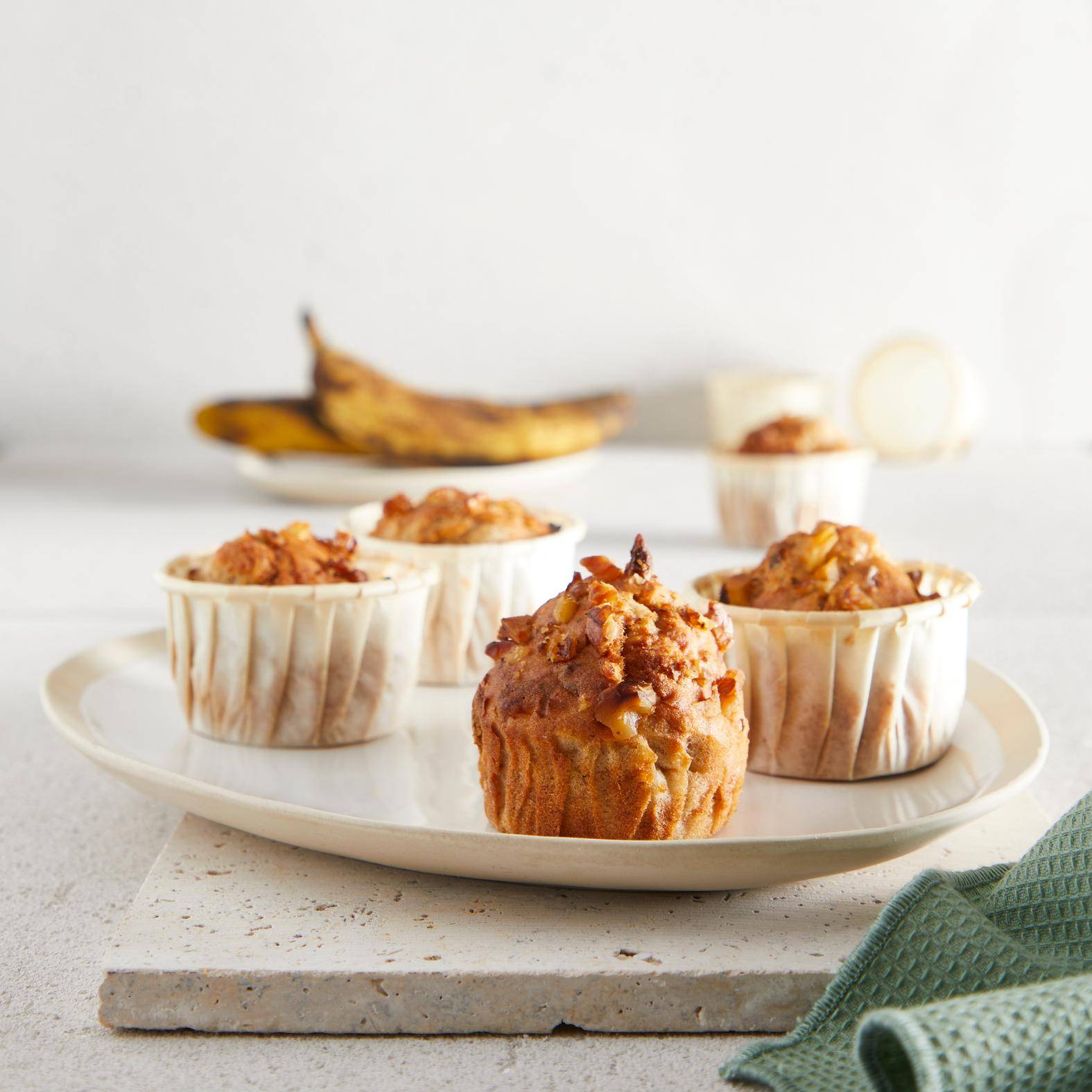 Muffins aux bananes mûres - Recette EASY FRY GRILL & STEAM 3 in 1 | Moulinex