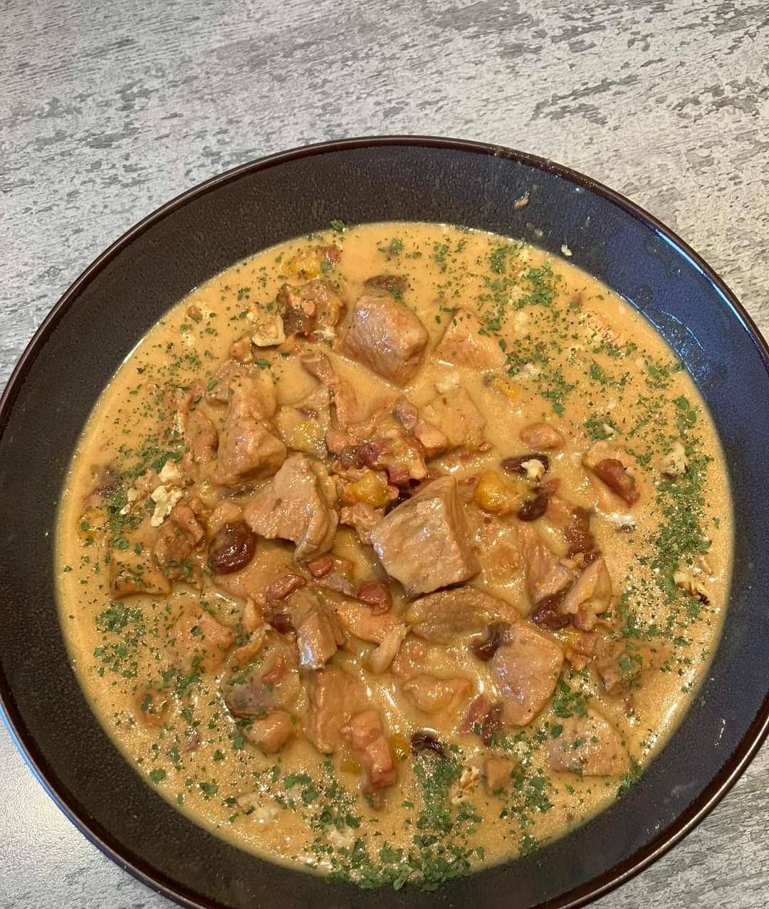 Sauté de porc au miel lait de coco abricots - Recette Cookeo V3 | Moulinex