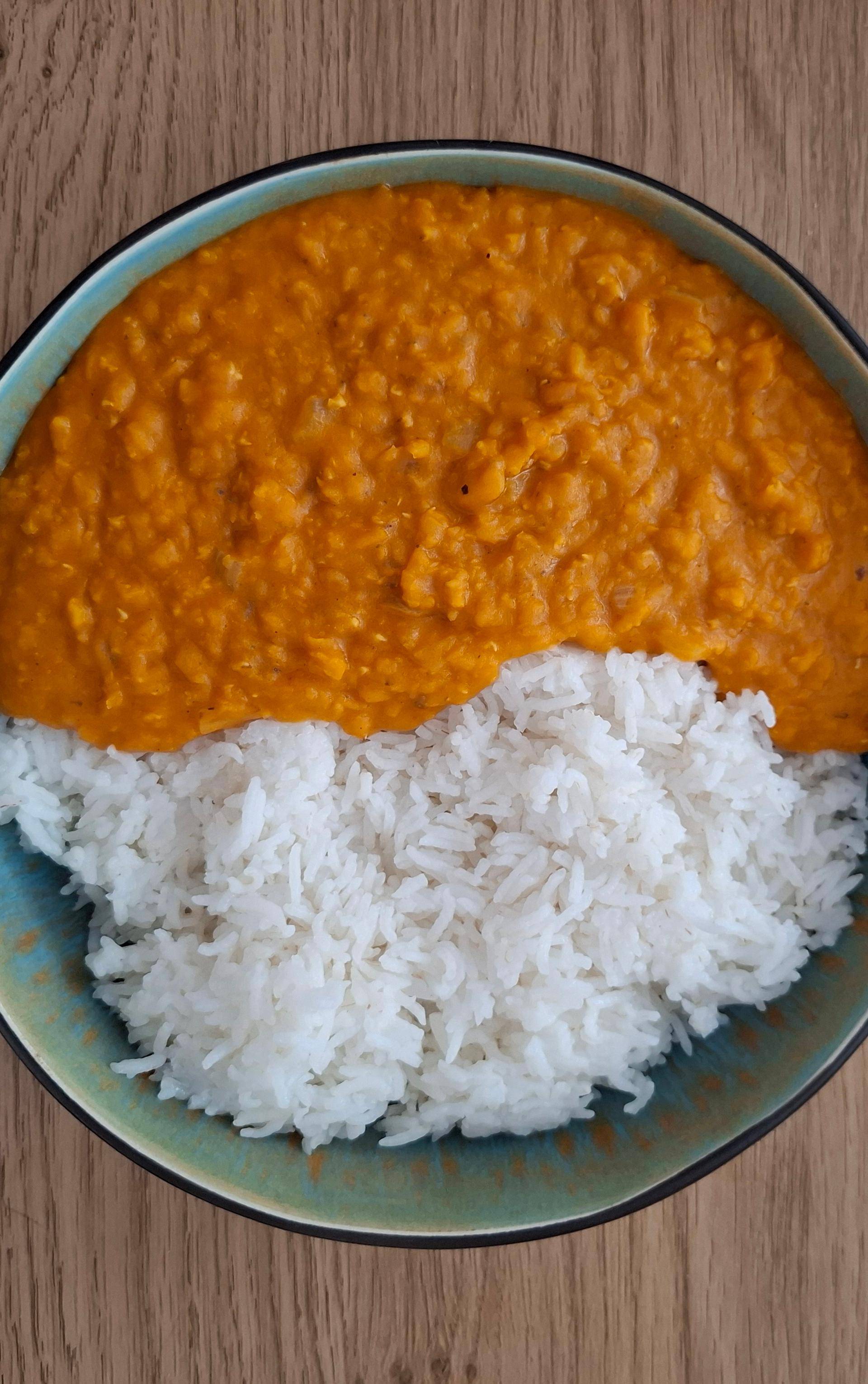 Dahl riz lentilles poulet - Recette Companion | Moulinex